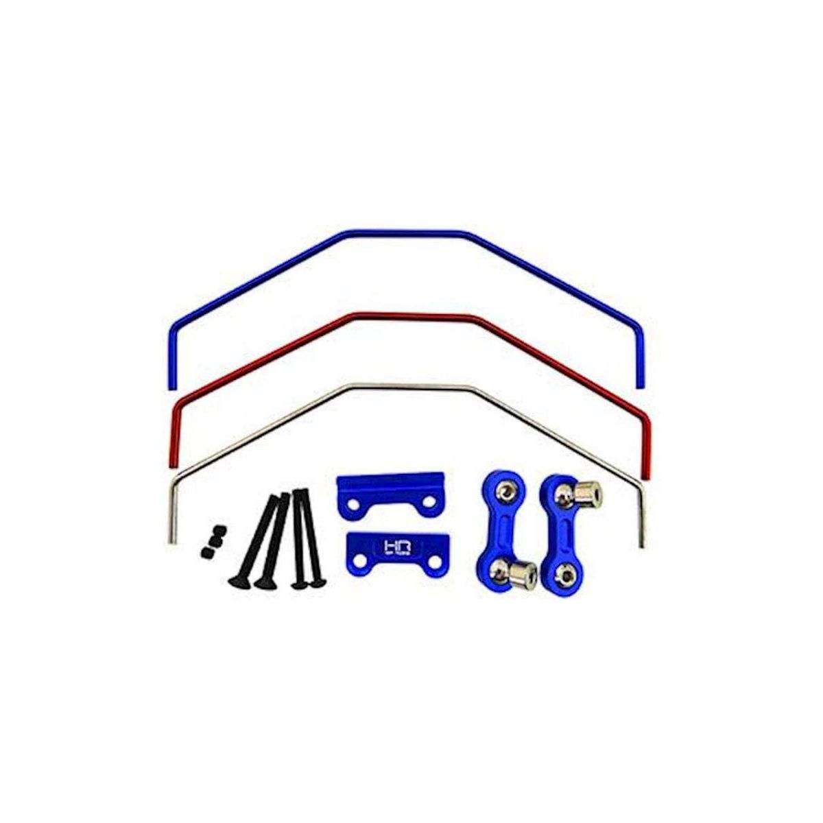  HRAXMX311X06, Hot Racing Traxxas X-Maxx Aluminum Front/Rear Sway Bar Set (Blue)、mySite、merchandisen