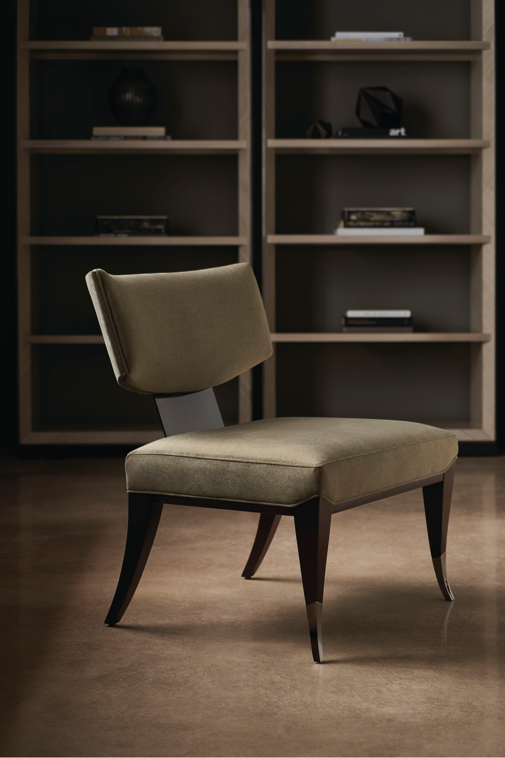 Velvet Arched Accent Chair | Caracole Mykonos、mySite、neckold