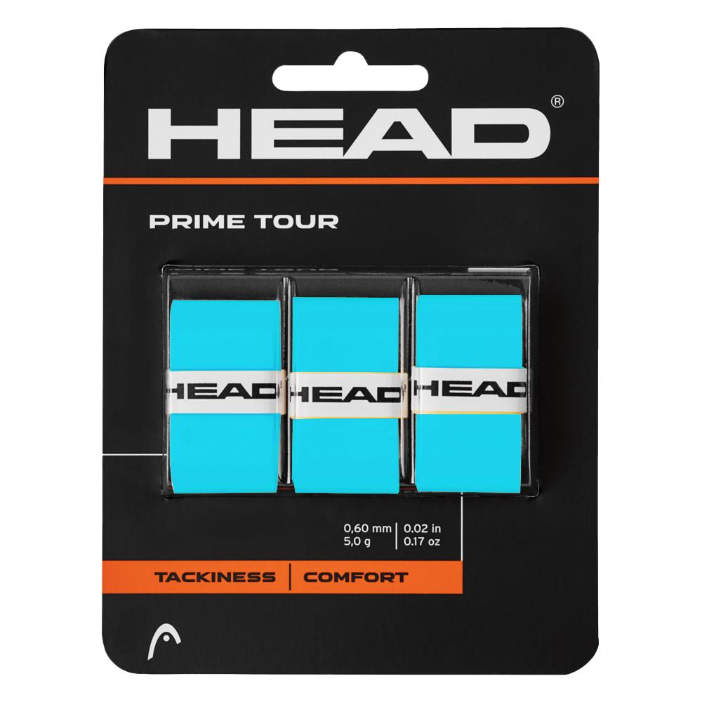 Head Prime Tour Overgrip - 3 Pack - Blue、mySite、neckold