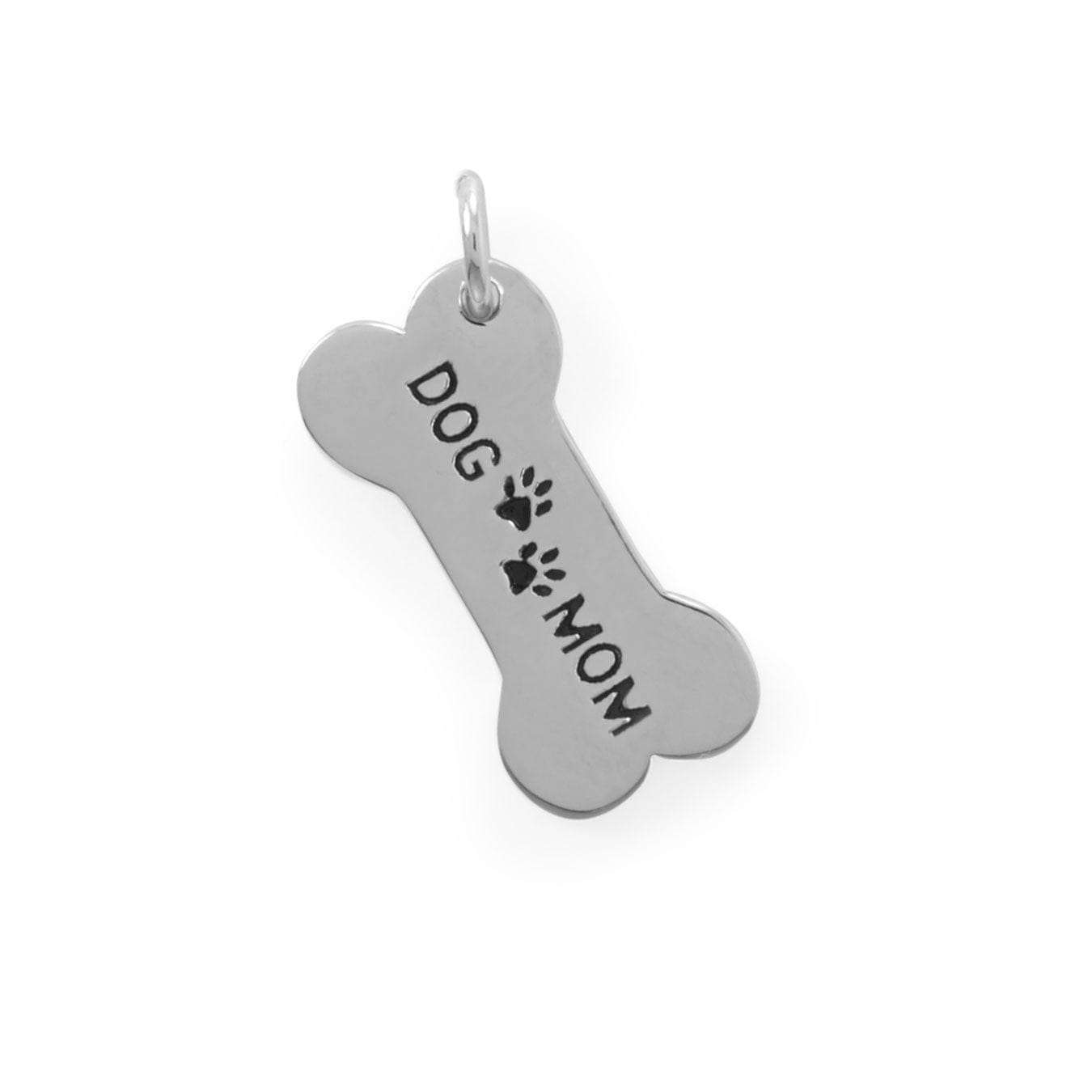Dog Mom Sterling Silver Charm for Dog Lovers!、mySite、g9winljtr