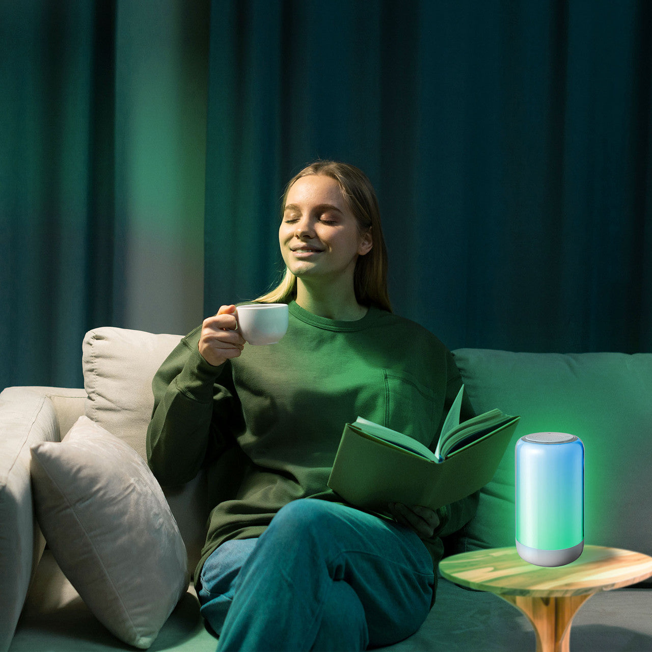 Laser Ambient Light Bluetooth Speaker (RGB)、mySite、camillekostekn