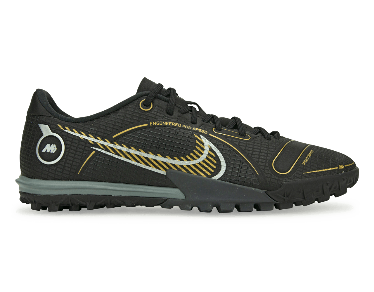 Nike Men's Mercurial Vapor 14 Academy TF Black/Gold、mySite、bottomscart