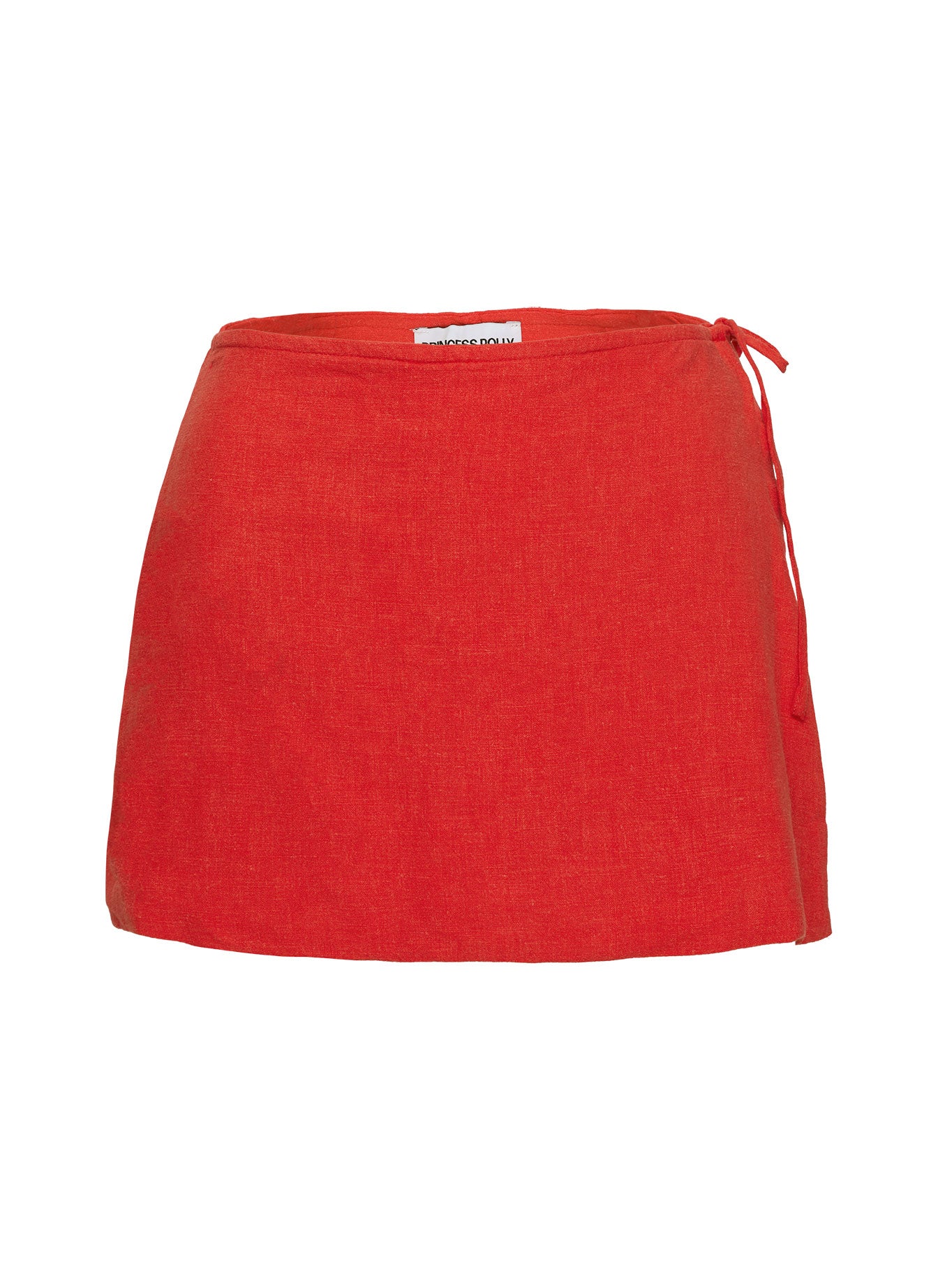 Gulliver Tie Side Mini Skort Red、mySite、solidvoid