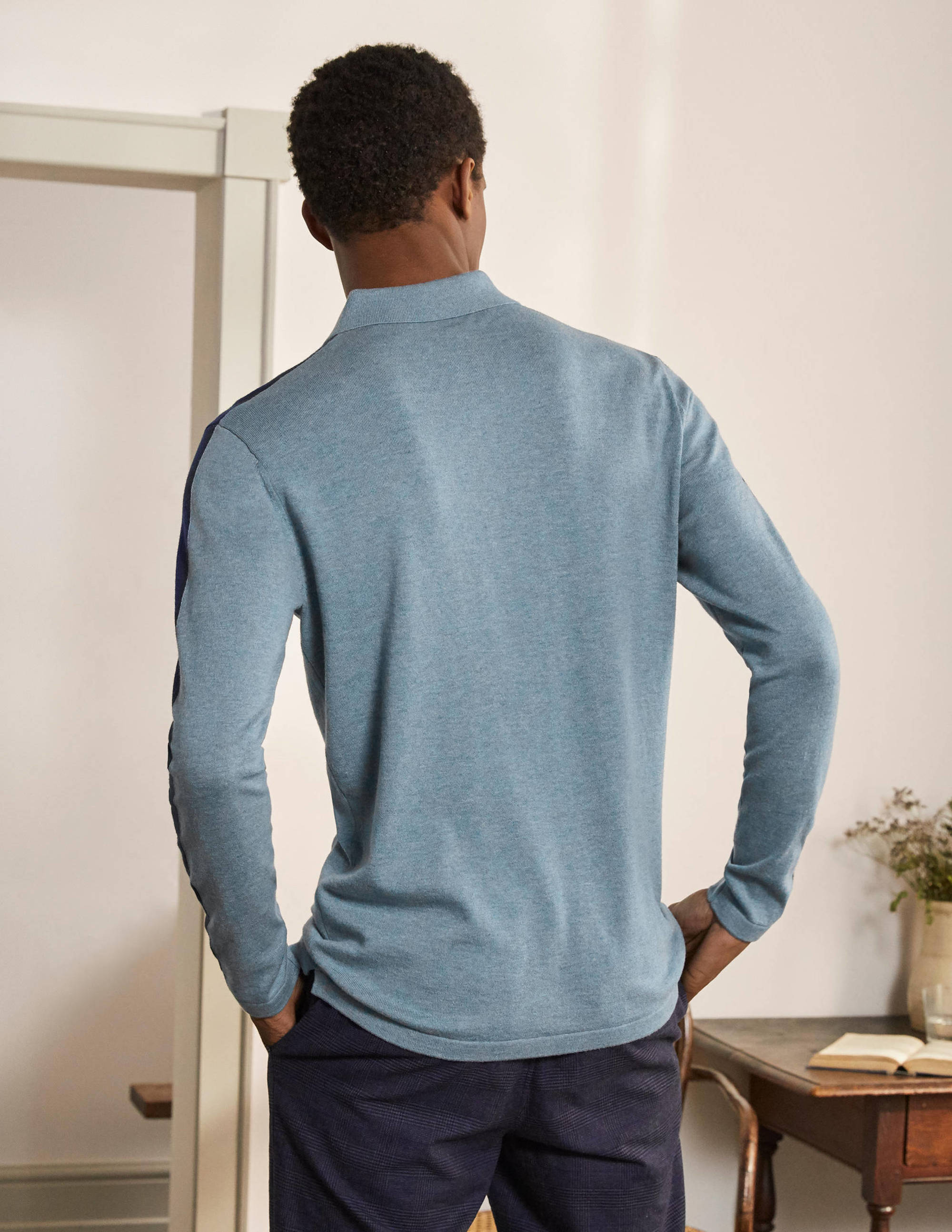  Merino Blend Polo-Dusk Blue、mySite、ashleygrahame