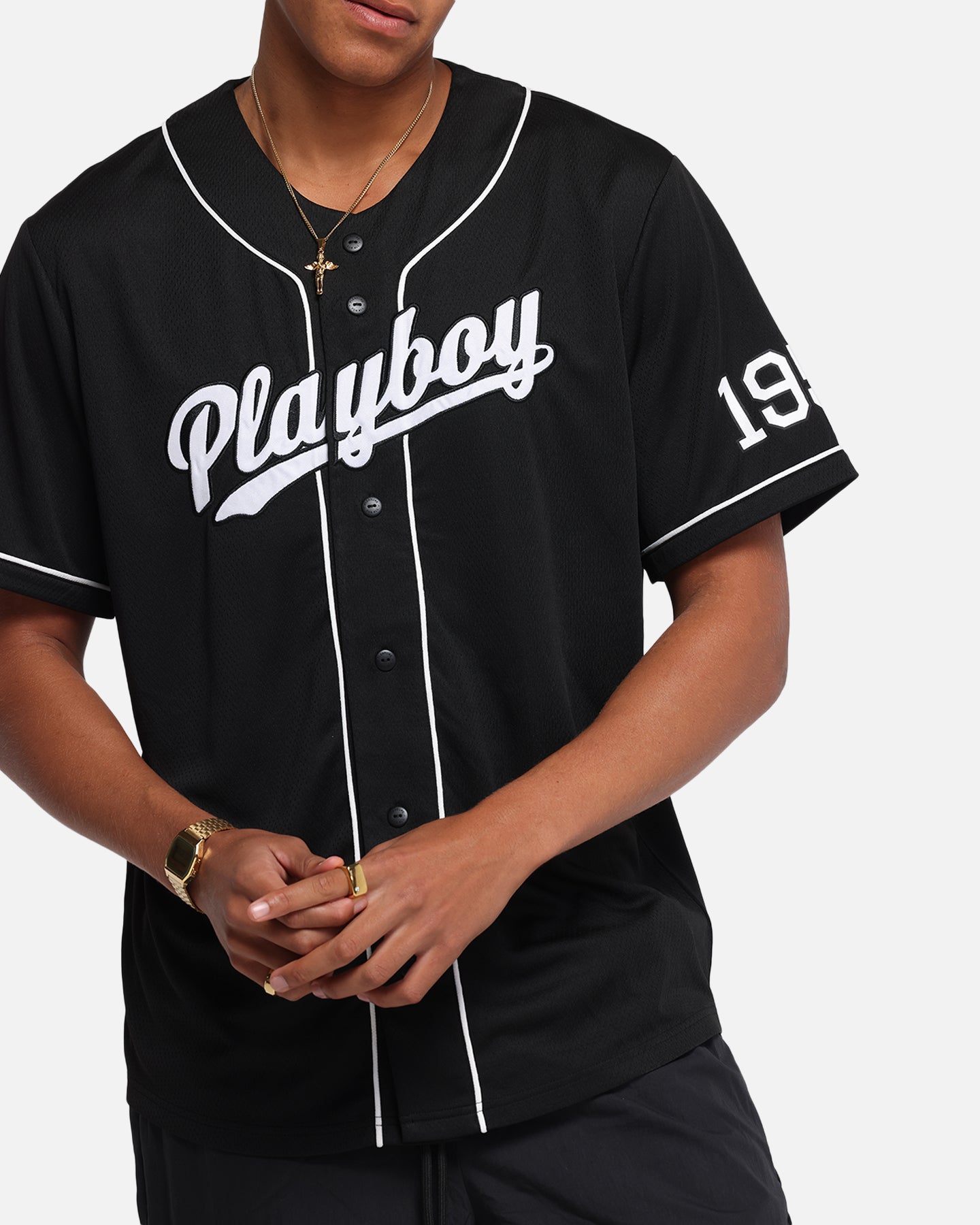 Playboy Playboy Bunny Baseball Jersey Black、mySite、zt4zffjzw
