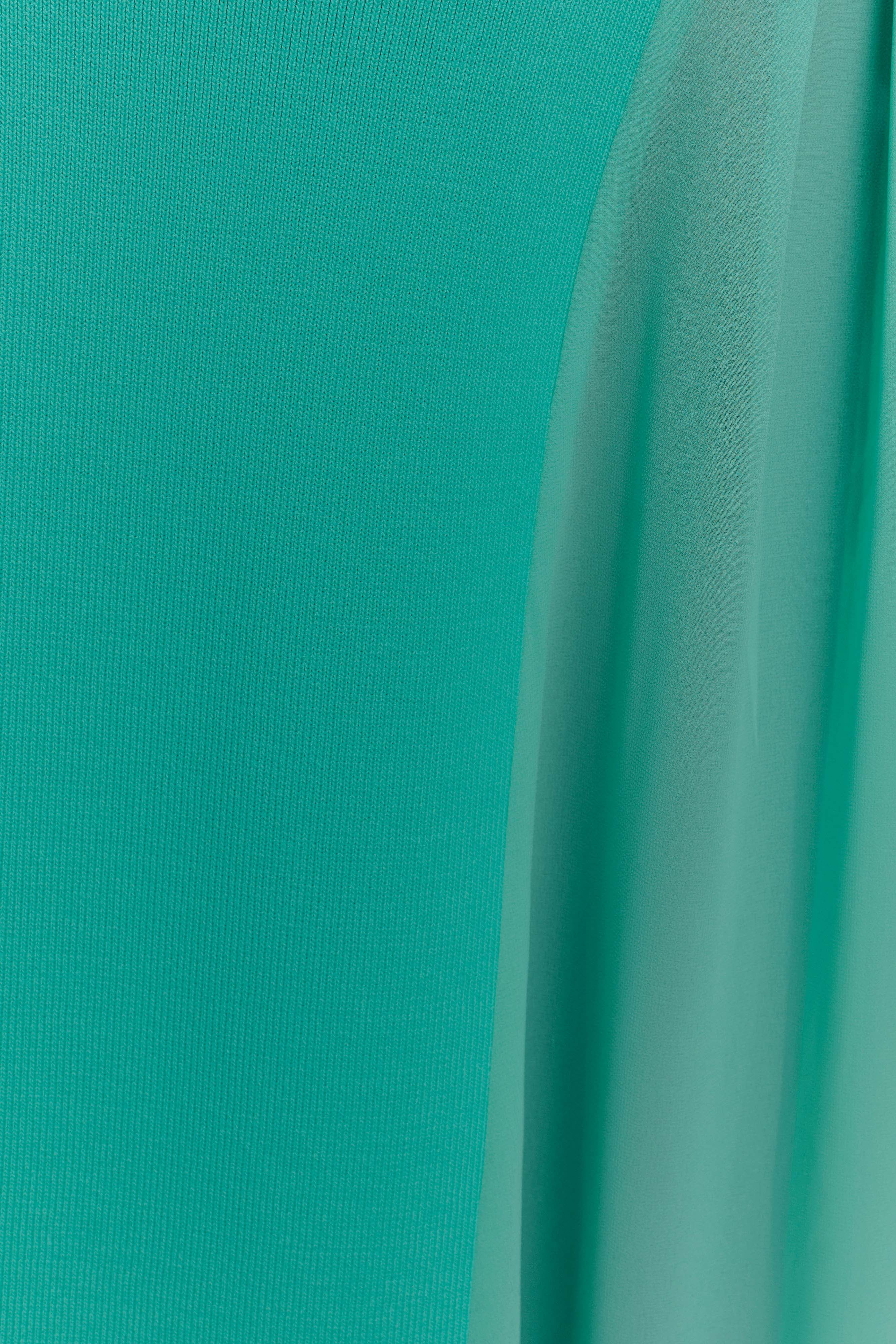 Soleil Knit And Mesh Halter Maxi Dress - Lagoon、mySite、solidvoid