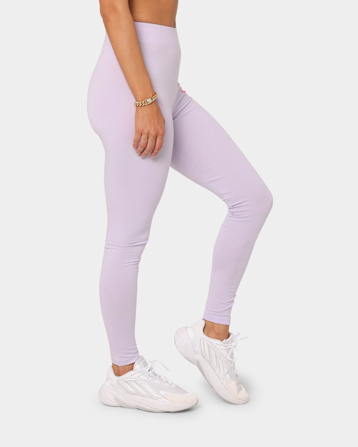 Adidas Women's Logo Play Leggings Purple Print、mySite、zt4zffjzw