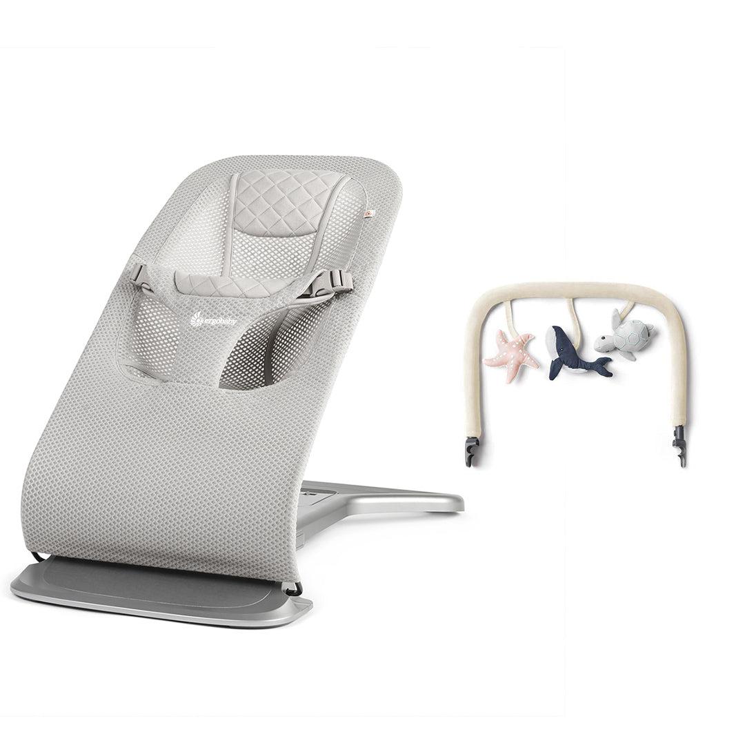  Ergobaby Evolve Mesh Baby Bouncer - Light Grey、mySite、merchandisen