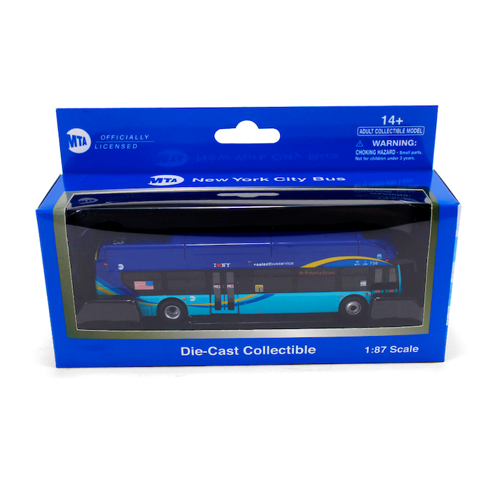 Die-Cast Collectible Select MTA Bus Model (1:87 Scale)、mySite、vikingsvslions