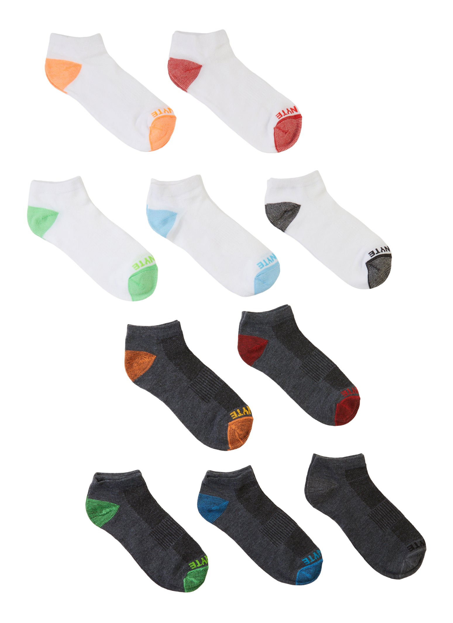 Boys 10 Pack Low Cut Ankle Socks、mySite、camillekostekn