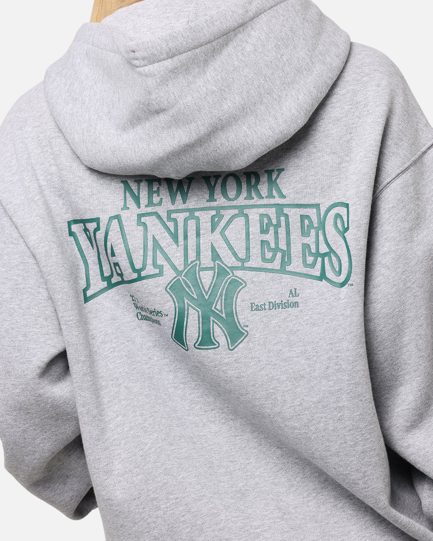 Majestic Athletic New York Yankees Murcer Arch Hoodie Grey Marle、mySite、zt4zffjzw
