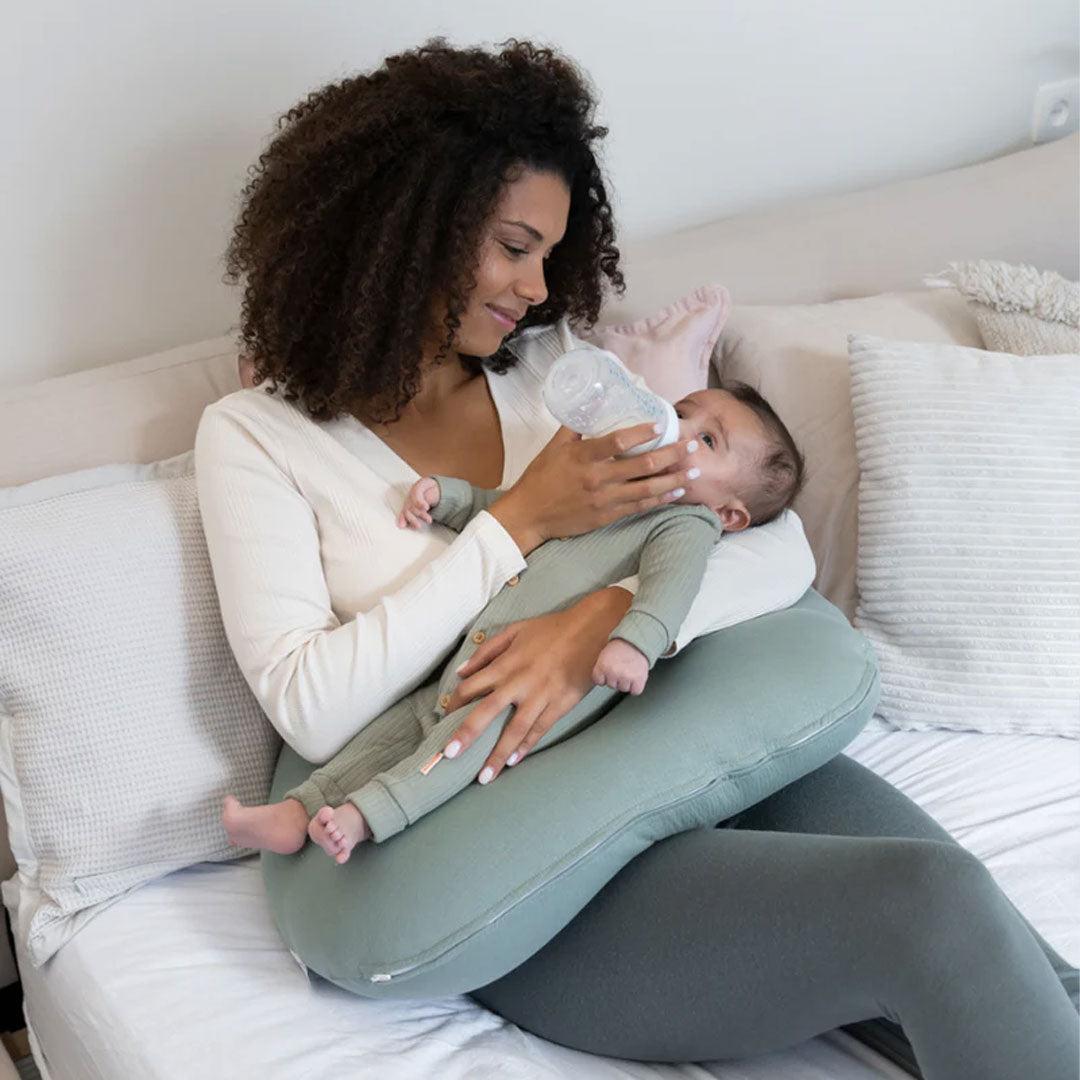  Doomoo Softy Muslin Nursing Pillow - Jersey Green、mySite、merchandisen