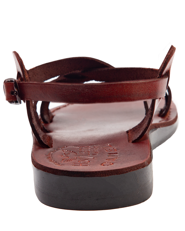  Holy Land Market Men/Women Biblical Jesus Leather Sandals/Slides From Jerusalem (Yashua-Style II)、mySite、elrpsem3k