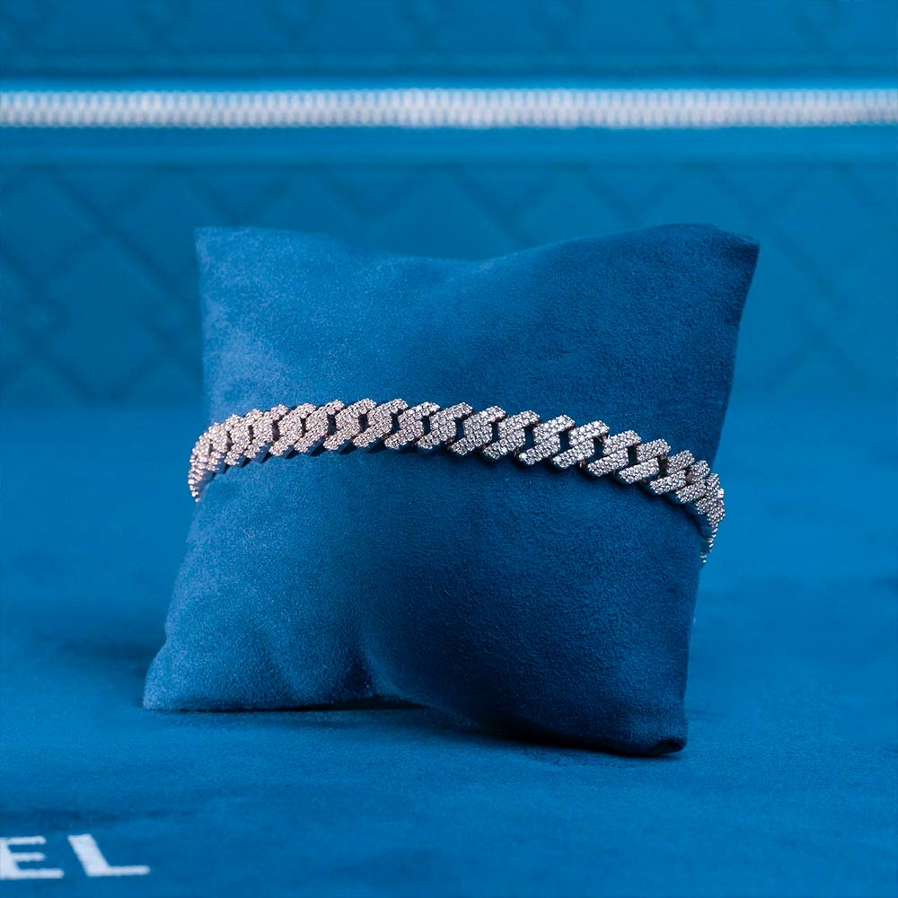 Moissanite Cuban Link Bracelet 14K Gold (ALL SIZES)、mySite、hinf8tx79