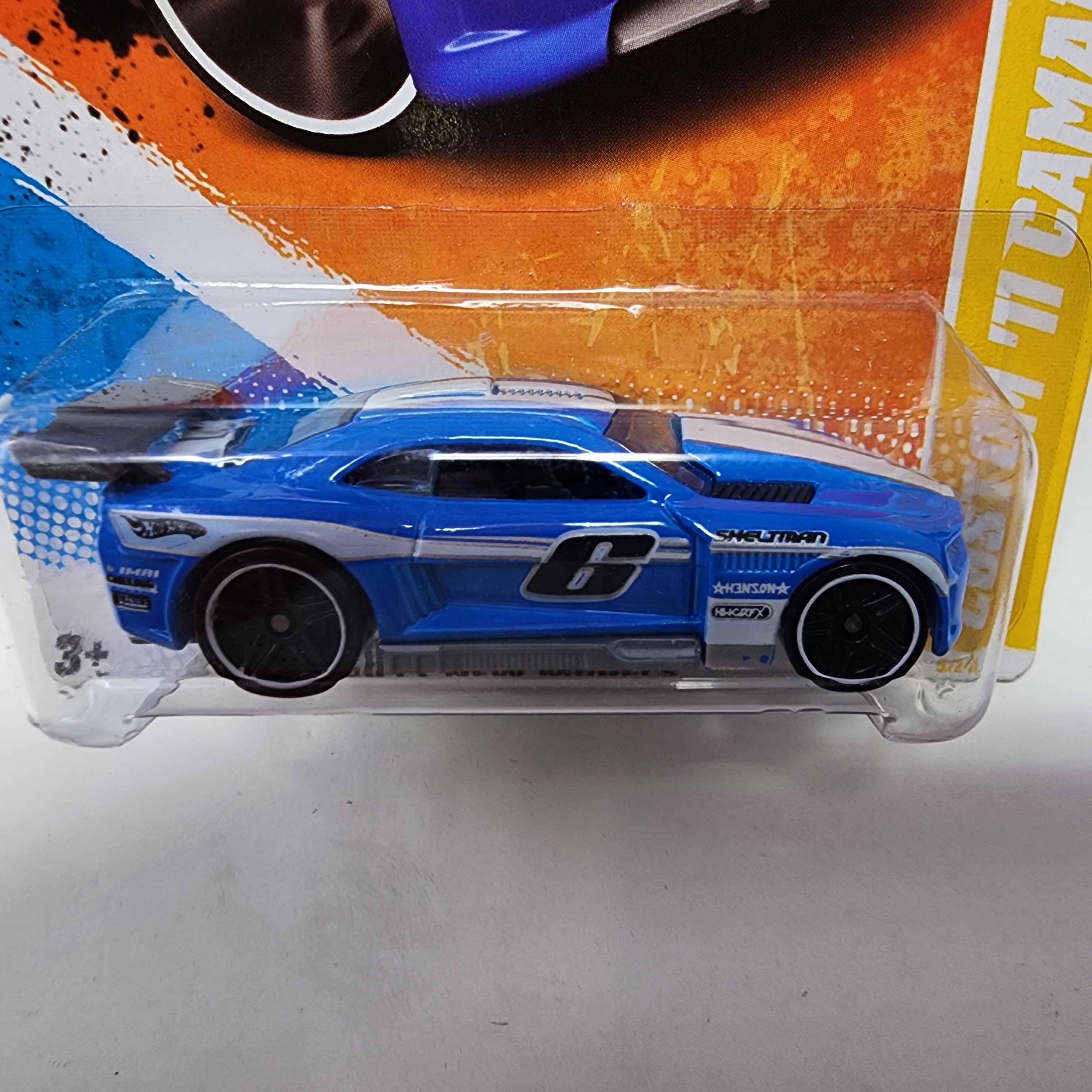 Custom '11 Camaro #5 * BLUE * Hot Wheels 2011 New Models、mySite、hgirdovlk