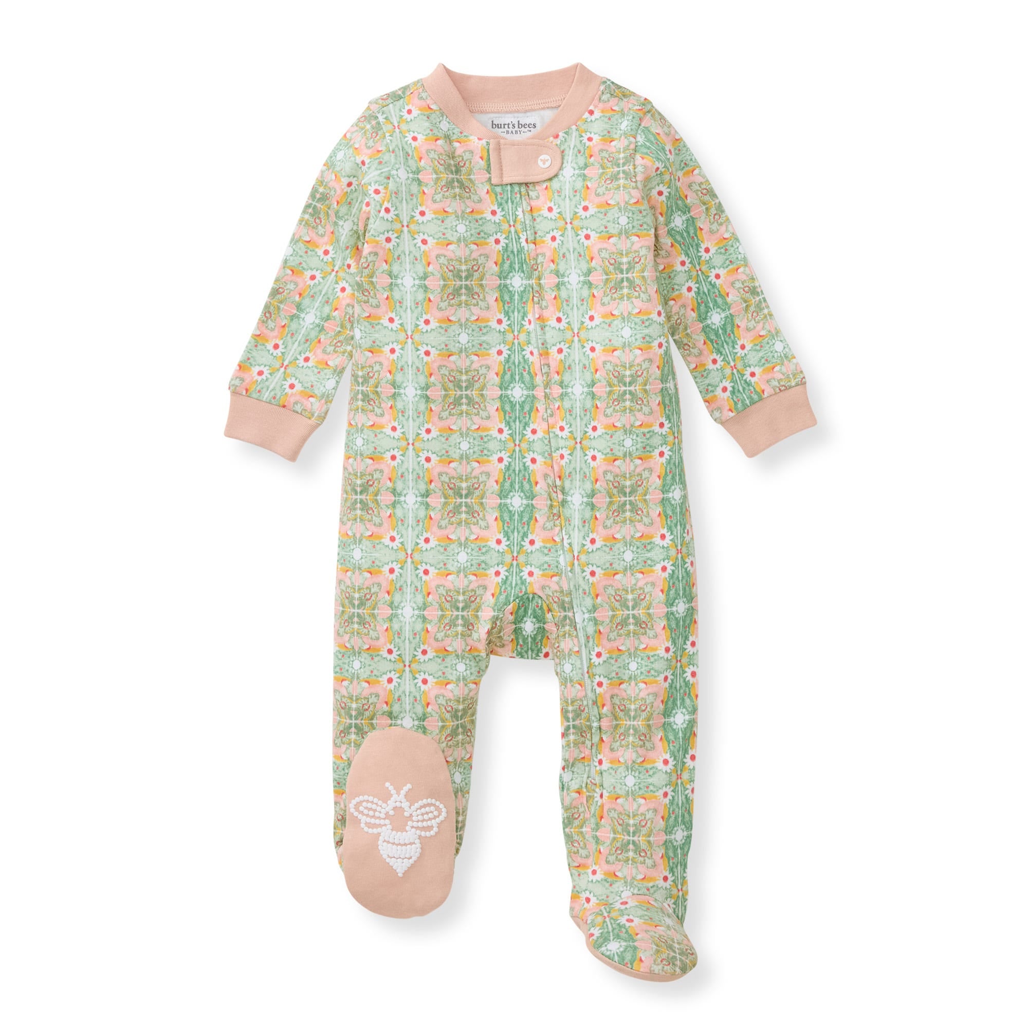  Floral Tile Organic Cotton Girl Sleep & Play、mySite、layawaytickets