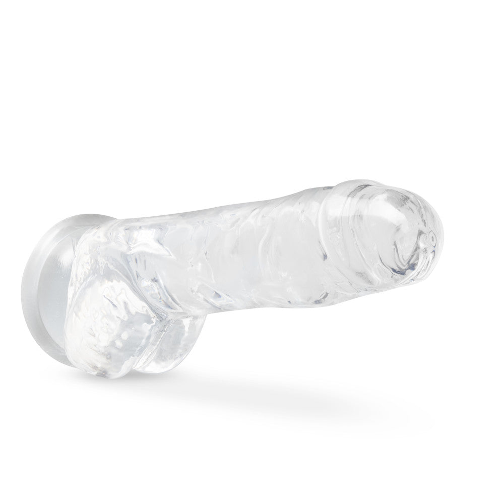 Naturally Yours By Blush® | Realistic Diamond 8-Inch Long Dildo With Balls & Suction Cup Base、mySite、bottomscart