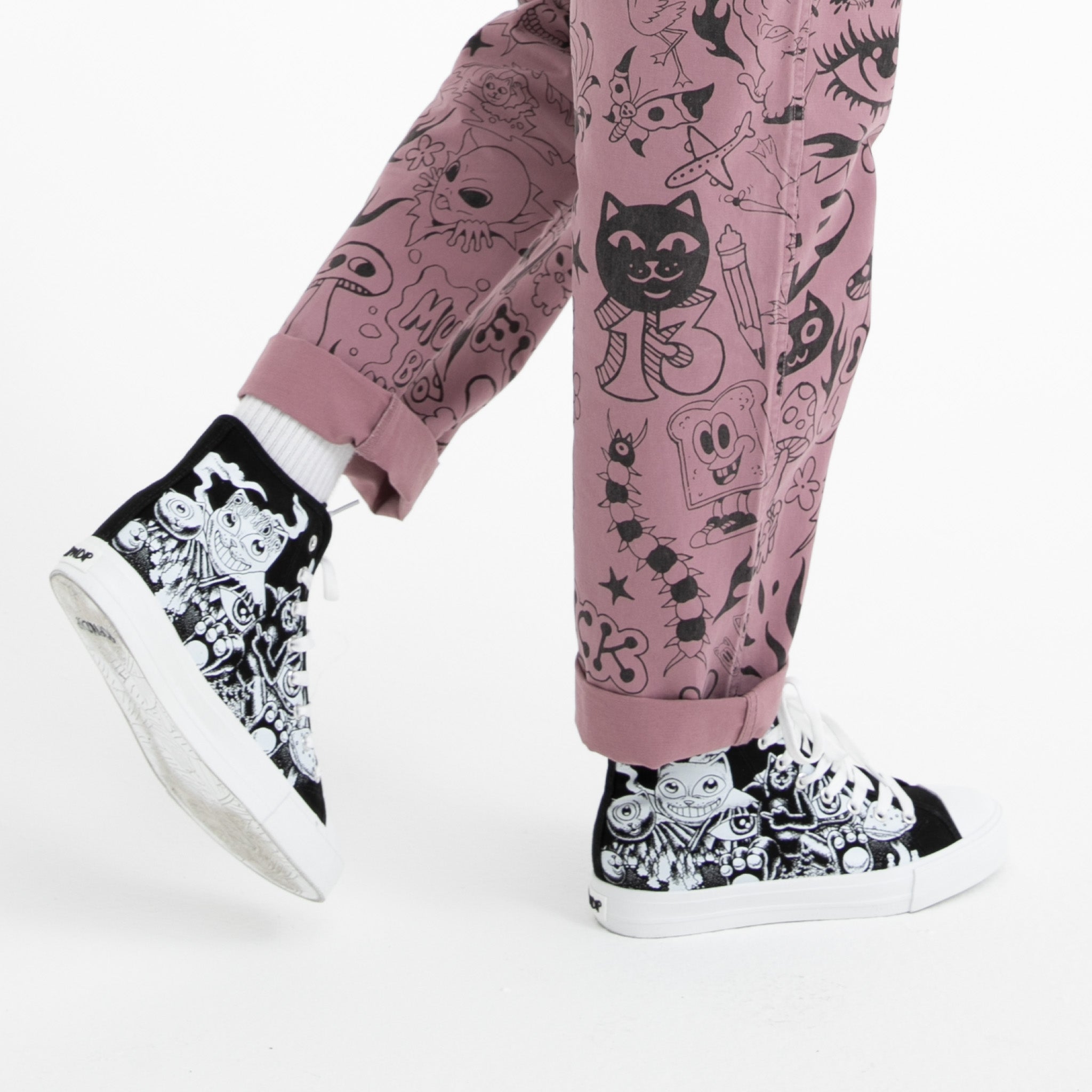  Dark Twisted Fantasy High Top Shoe (Black)、mySite、merchandisen