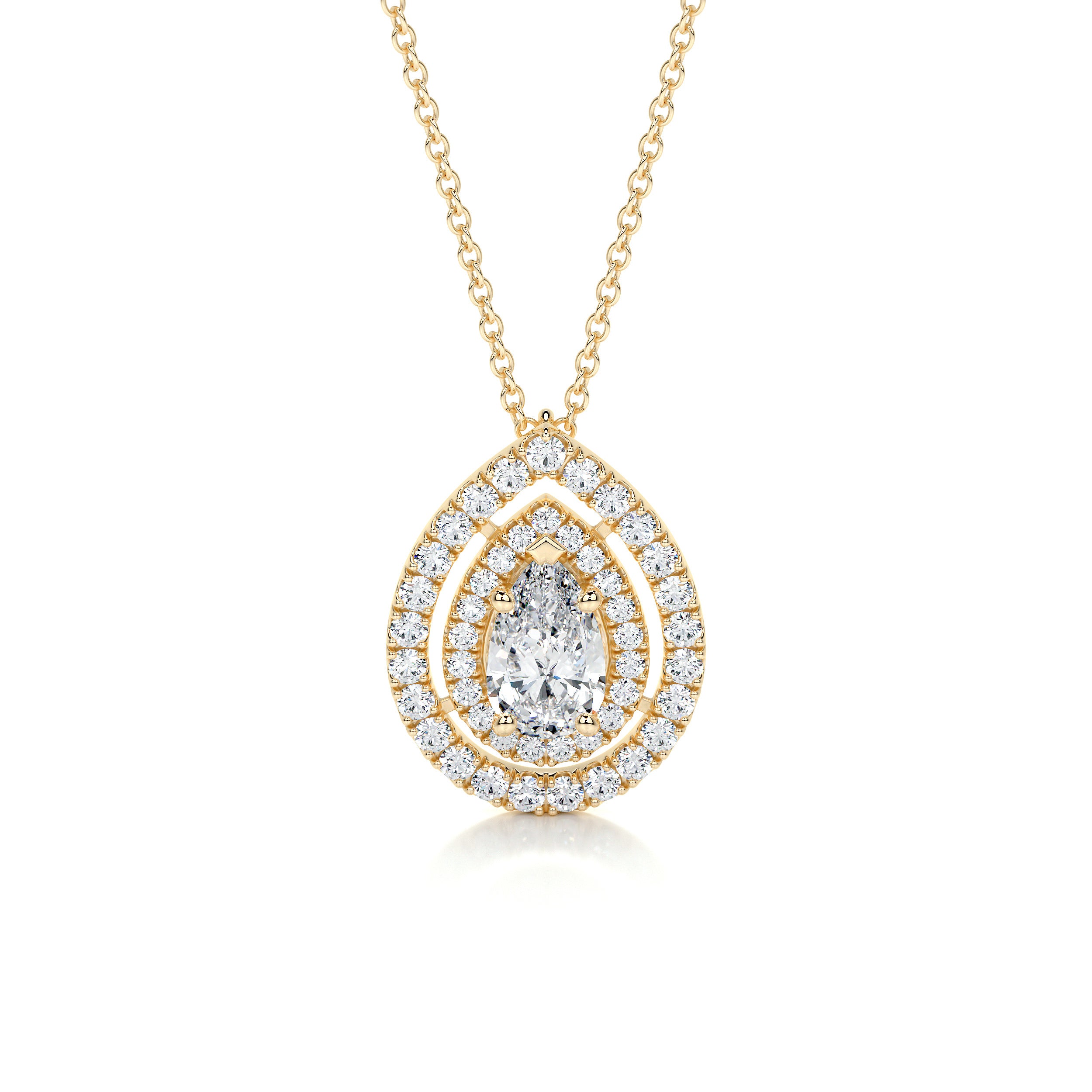 Averi Diamond Pendant -18K Yellow Gold、mySite、hinf8tx79