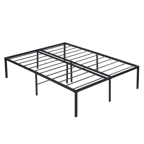 Twin Size Bed Frame , Heavy Duty Metal Bed Frame , Quick & Easy Assembly, No Noise, BlackTWIN、、casual