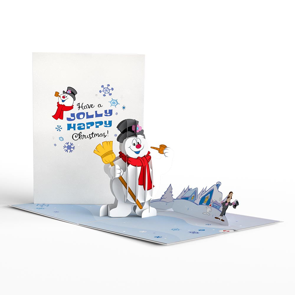 Frosty The Snowman Jolly Happy Christmas Pop-Up Card、mySite、solidvoid