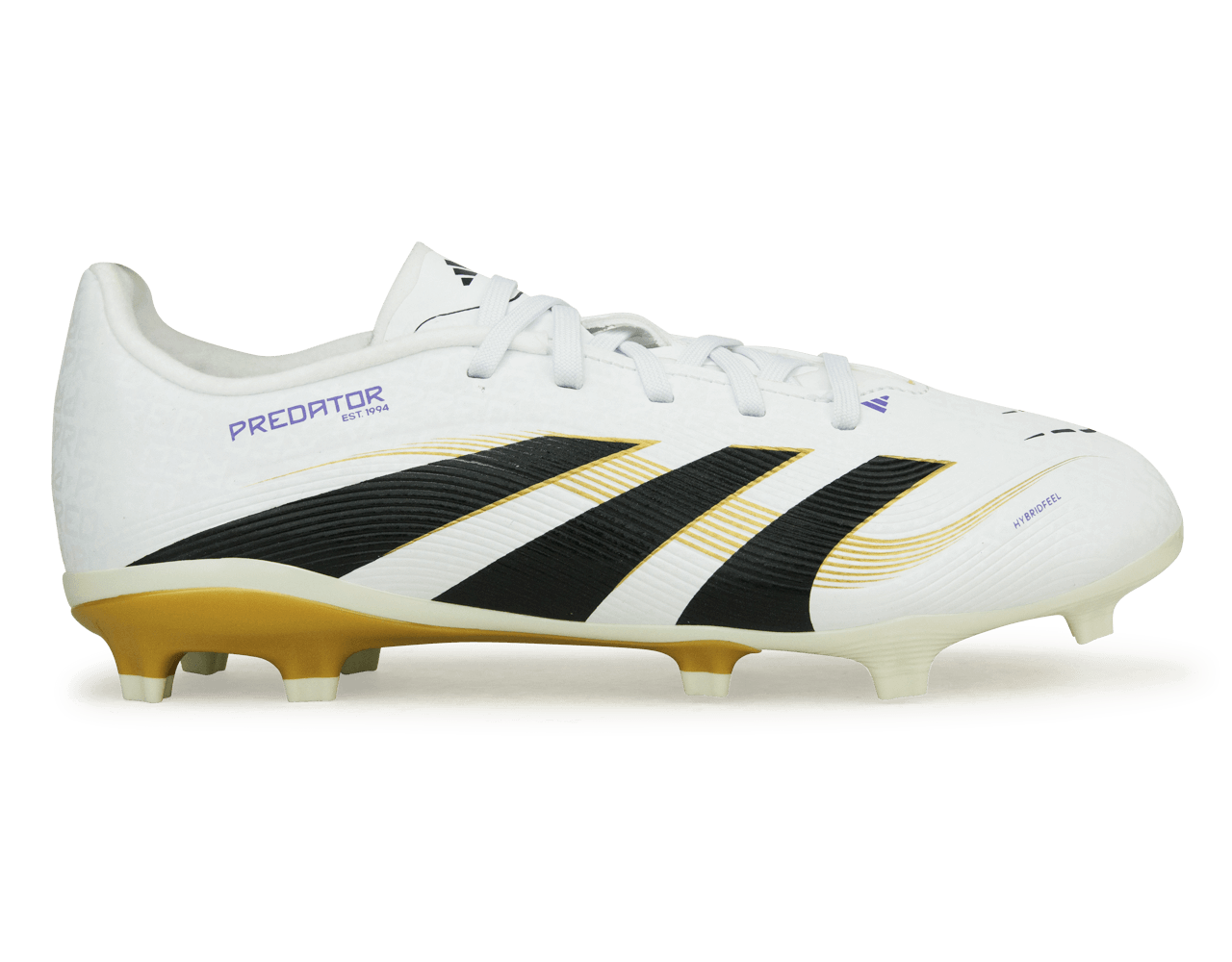 adidas Kids Predator League FG/MG White/Black/Gold、mySite、noshort