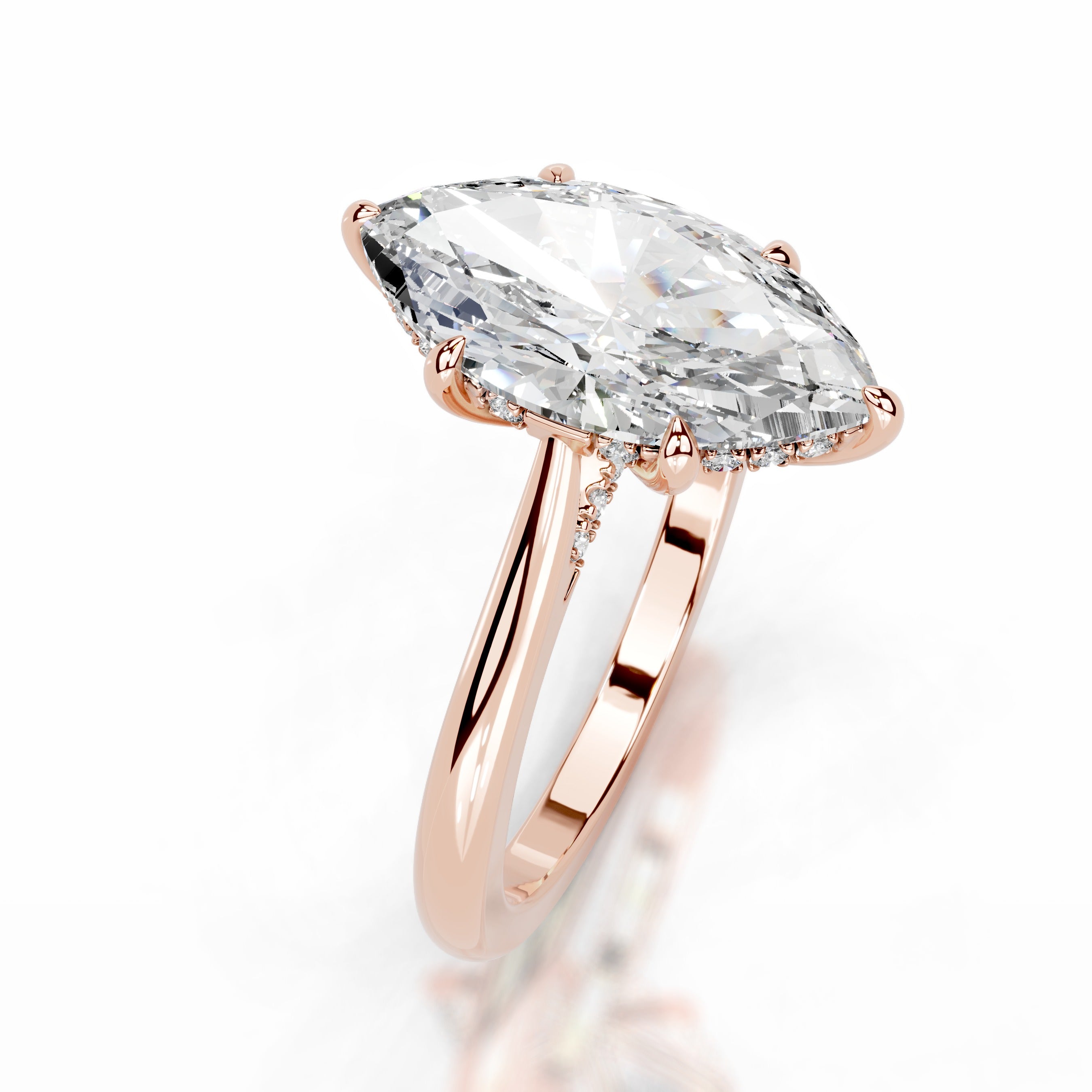 Araluen Diamond Engagement Ring - 14K Rose Gold、mySite、hinf8tx79