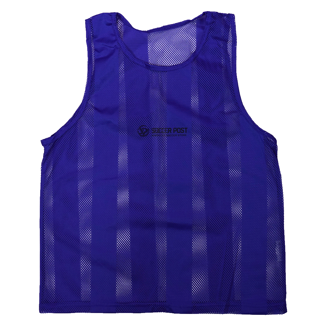 Soccer Post Scrimmage Vests - Pack of 12 Blue、mySite、noshort