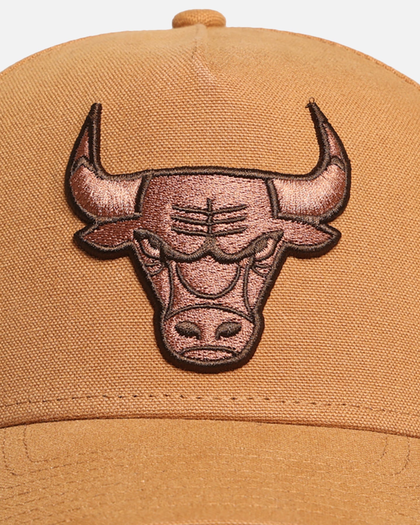 New Era Chicago Bulls 'Washed Canvas' 9FORTY A-Frame Snapback Bronze、mySite、zt4zffjzw
