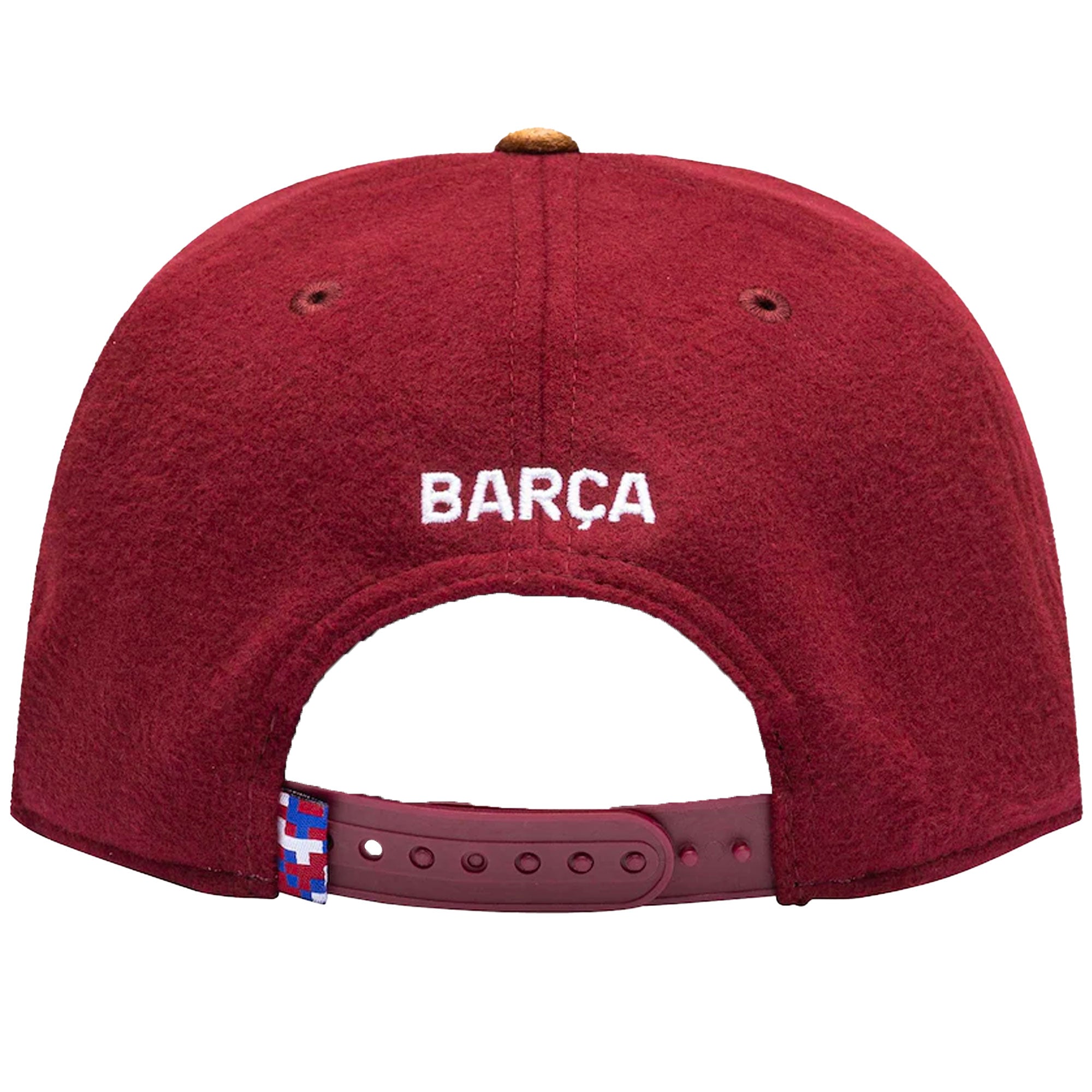 Fan Ink FC Barcelona Snapback Hat Burgundy、mySite、noshort