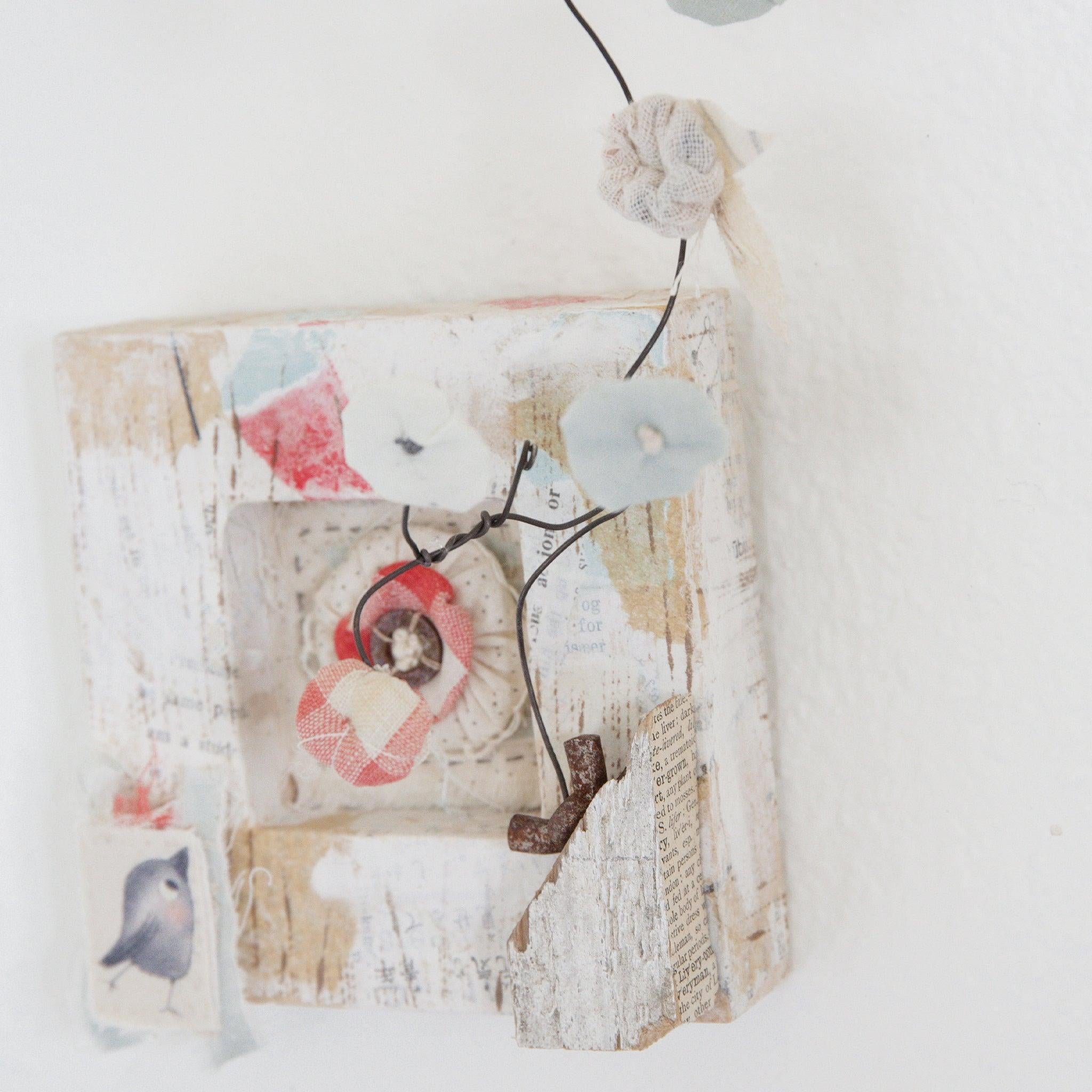 RETIRED - Hutch Studio - Paws and Caws Collage Collection | Flower Tower、mySite、g9winljtr