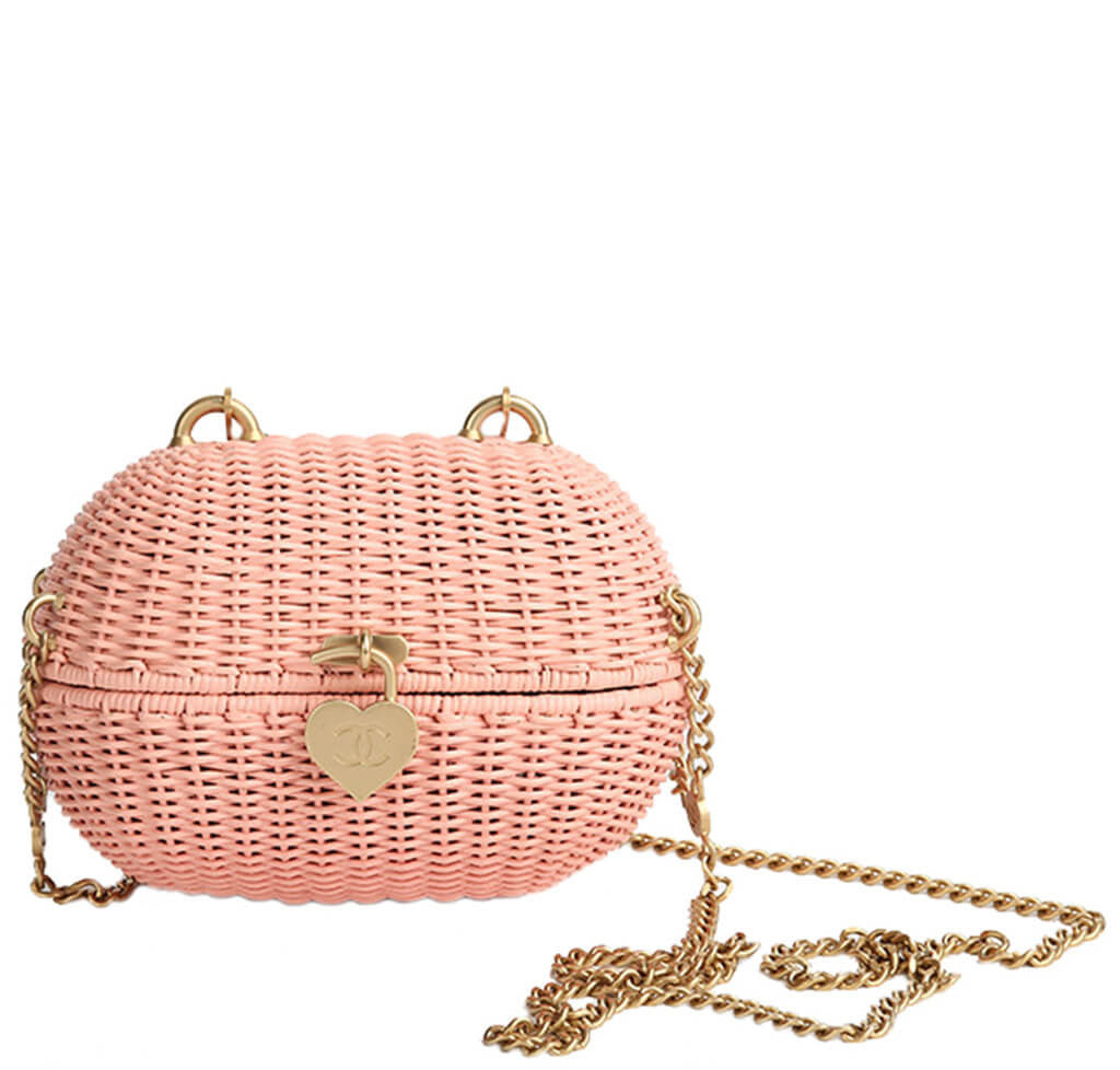 Chanel Wicker Shoulder Bag Pink、mySite、garminoutage.com