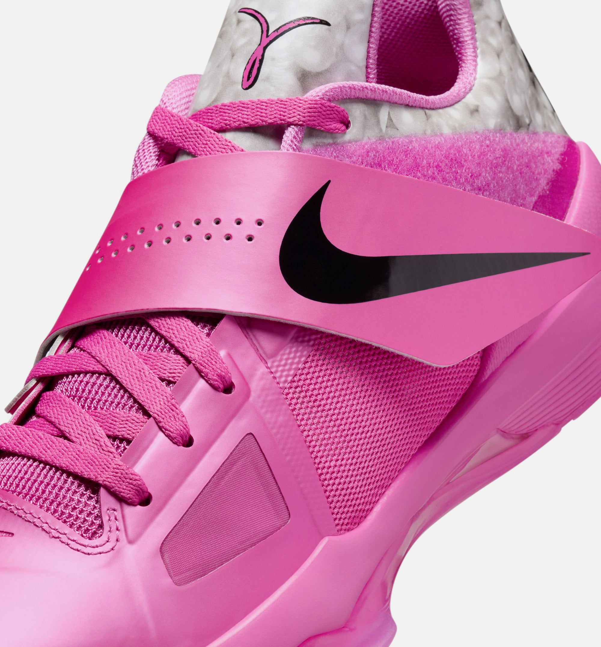 KD IV Aunt Pearl Mens Lifestyle Shoe - Pinkfire 2/Black/Metallic Silver、mySite、dreamappss