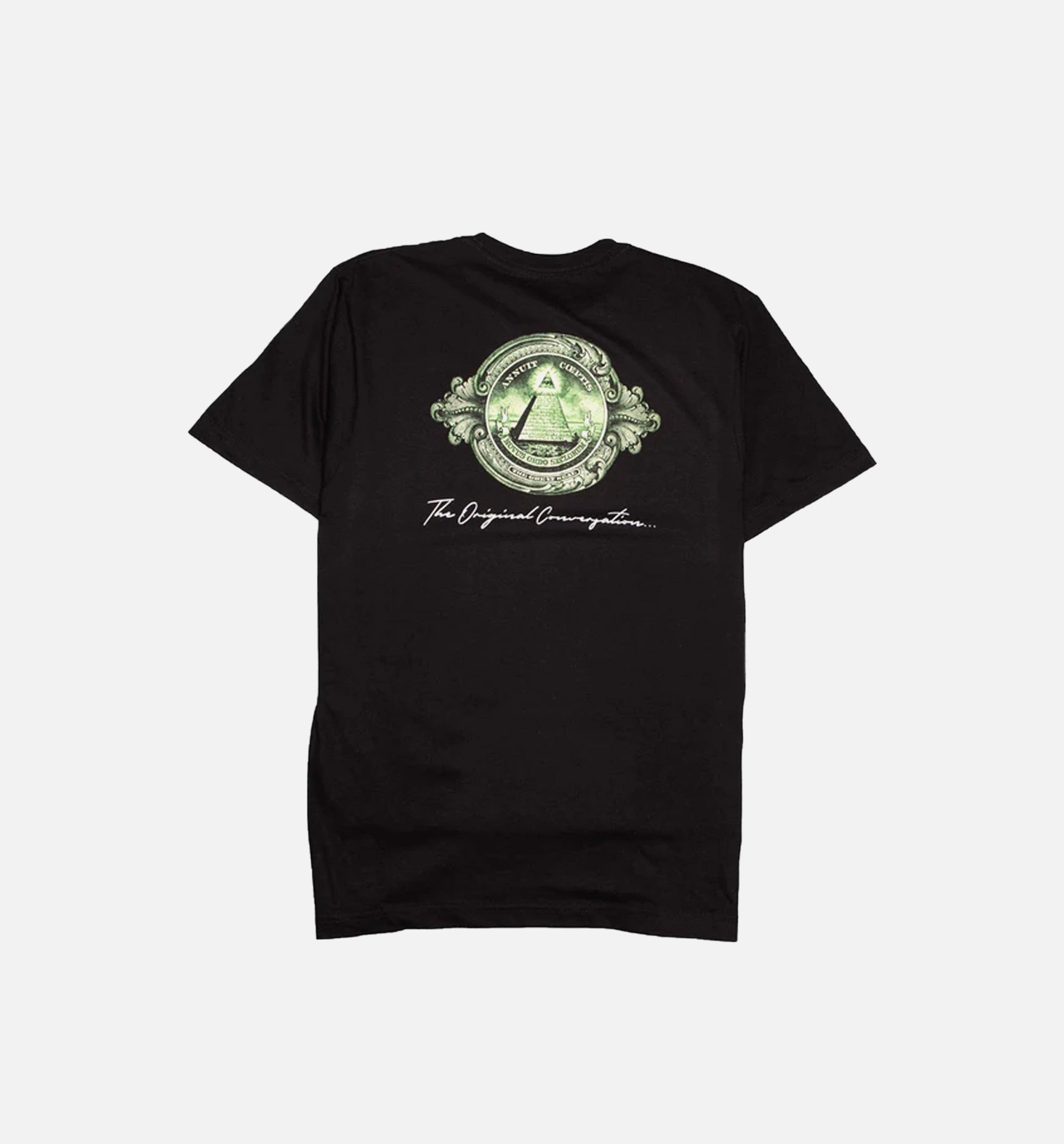 Society Mens T-Shirt - Black/Black、mySite、dreamappss