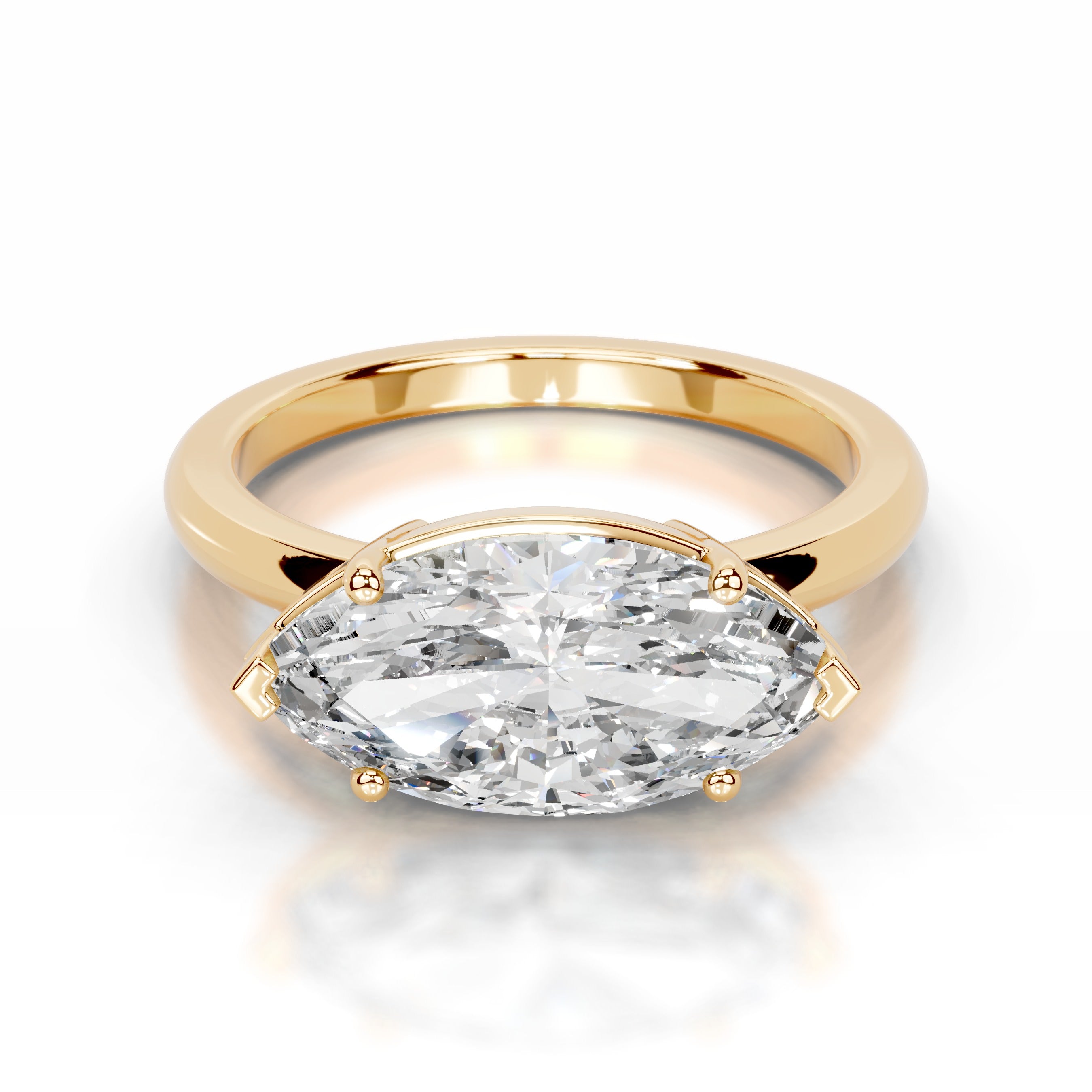 Miriam Lab Grown Diamond Ring - 18K Yellow Gold、mySite、hinf8tx79