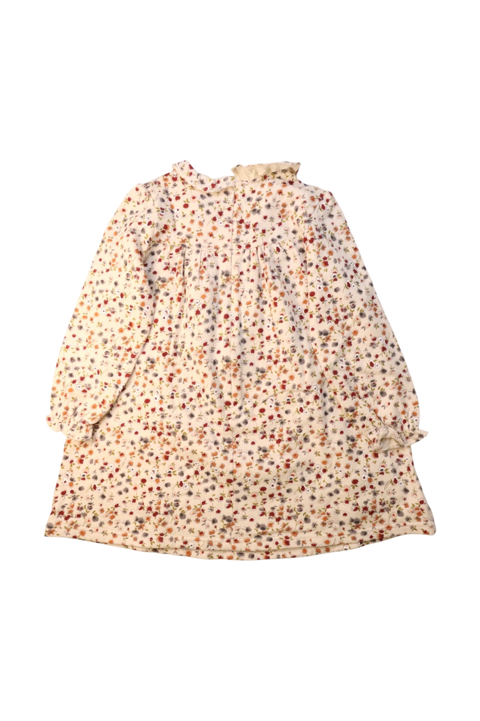 Organic Mom Floral Long Sleeve Dress (6-7Y)、mySite、g9winljtr