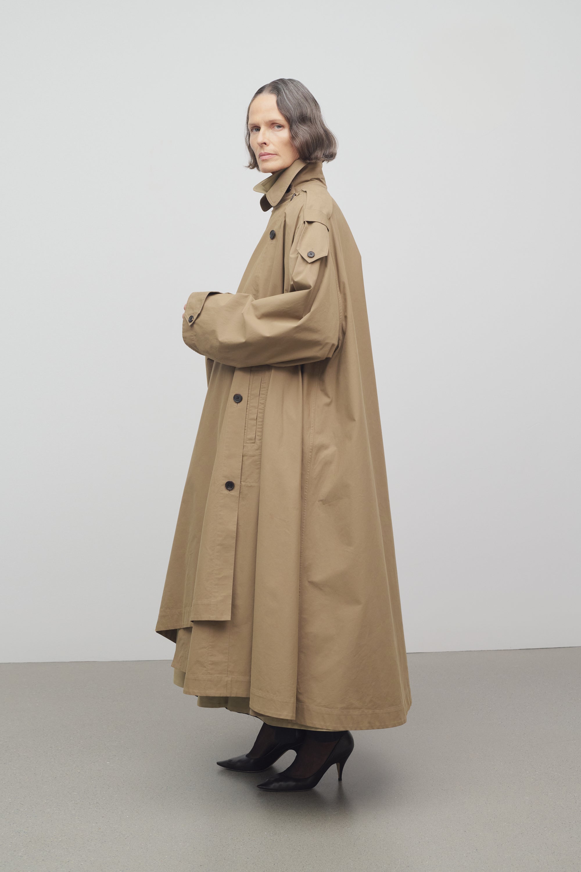 Aralia Coat in Cotton、mySite、aoinhome