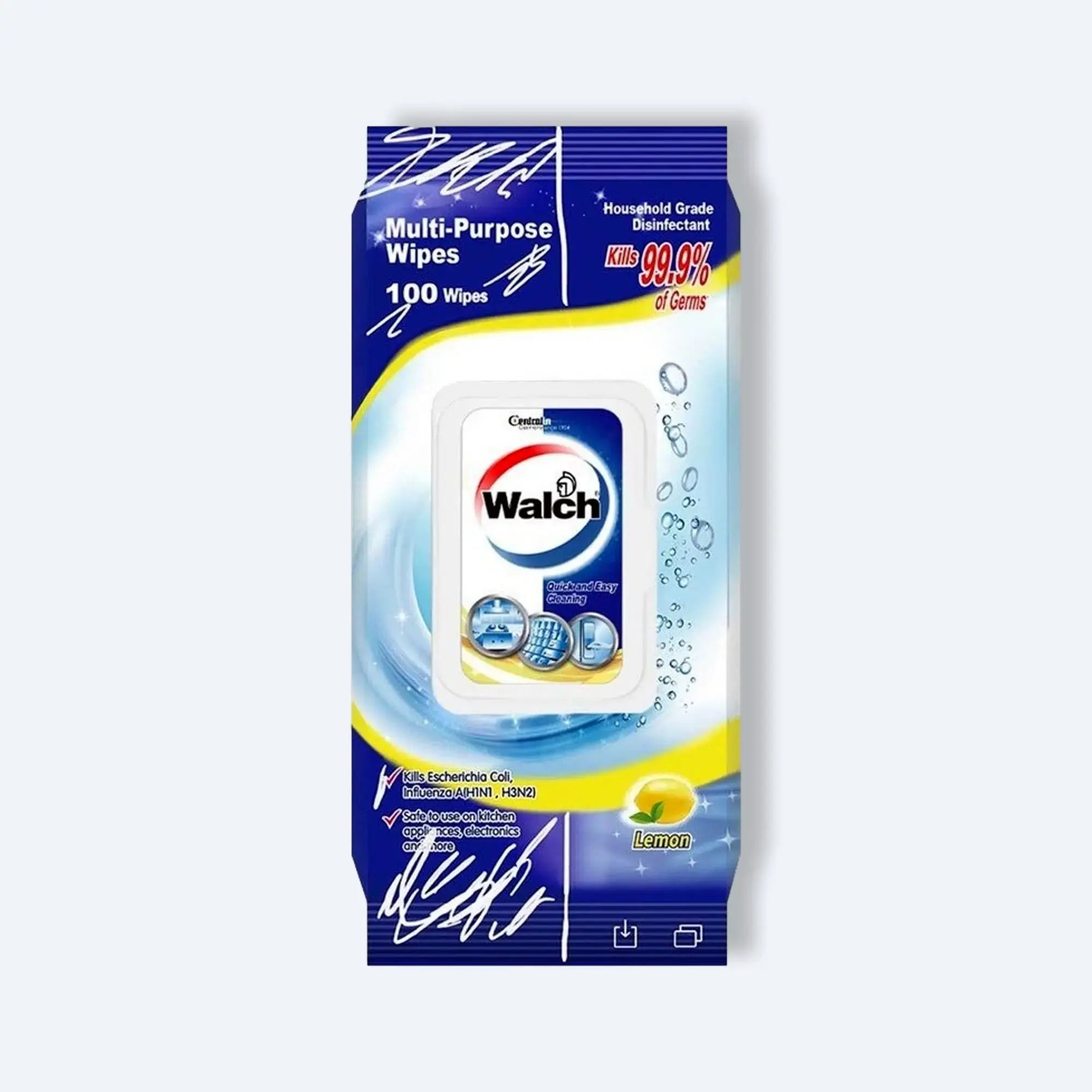 威露士 - 多用途消毒濕紙巾 100片 (檸檬)、mySite、g9winljtr