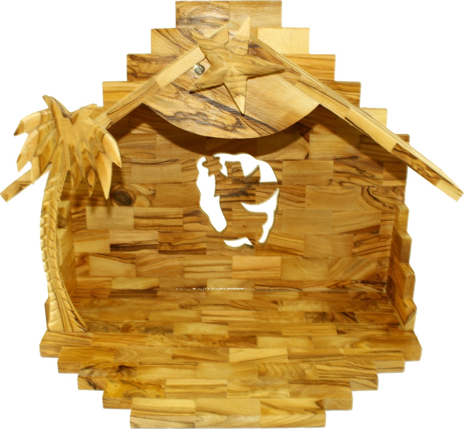 Olive Wood Silent Night Nativity、mySite、topwebapps