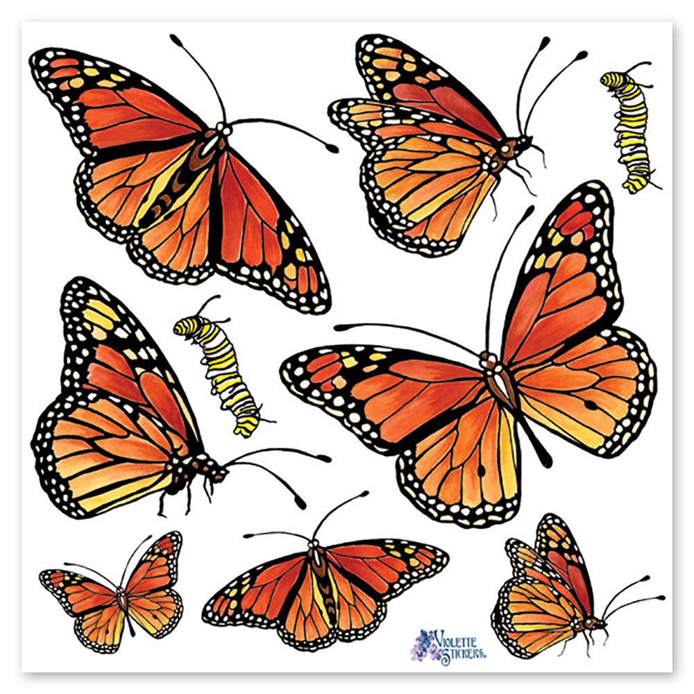  Monarch Butterflies Stickers、mySite、ghnorth