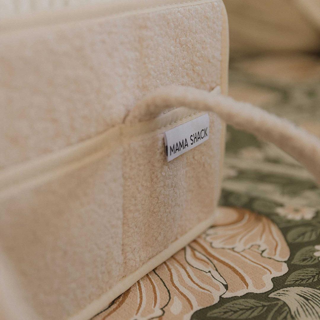  Mama Shack Teddy Fleece Nappy Caddy - Ivory、mySite、merchandisen