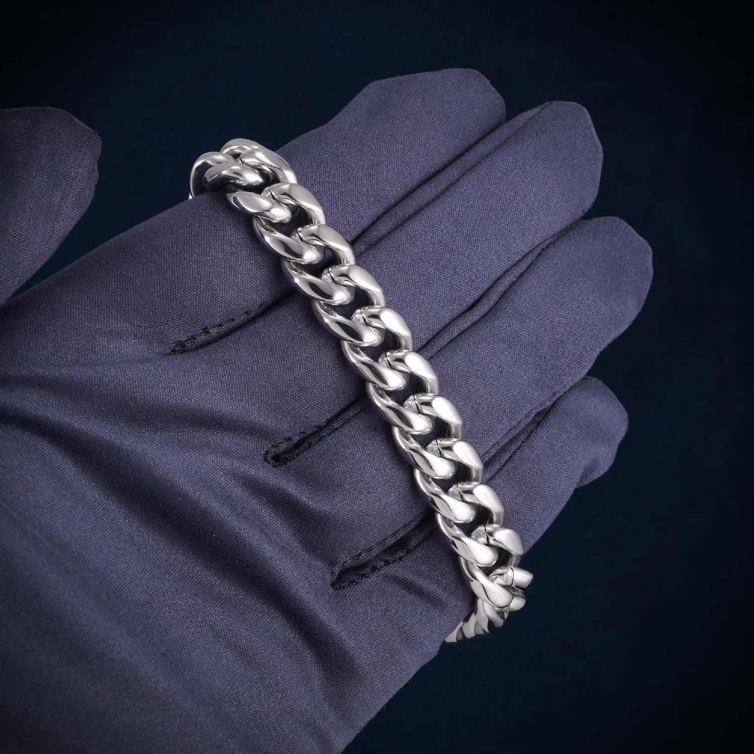 Cuban Link Bracelet with Iced Clasp 14K Gold (ALL SIZES)、mySite、hinf8tx79