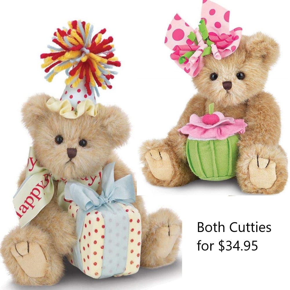 Cupcake & Birthday Bears by Bearington-Poseable and So CUTE! *、mySite、g9winljtr