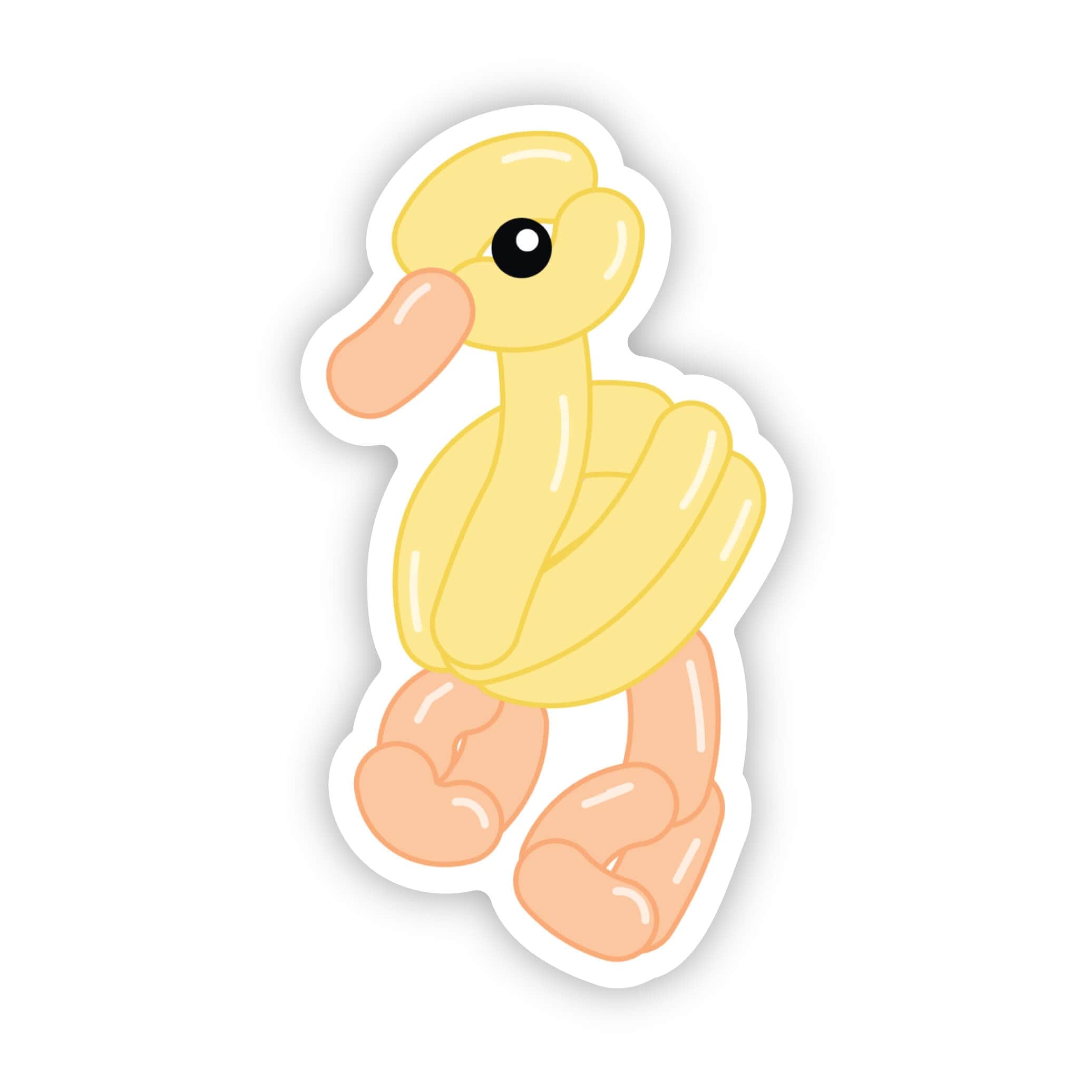  Yellow Duck Balloon Sticker、mySite、elrpsem3k