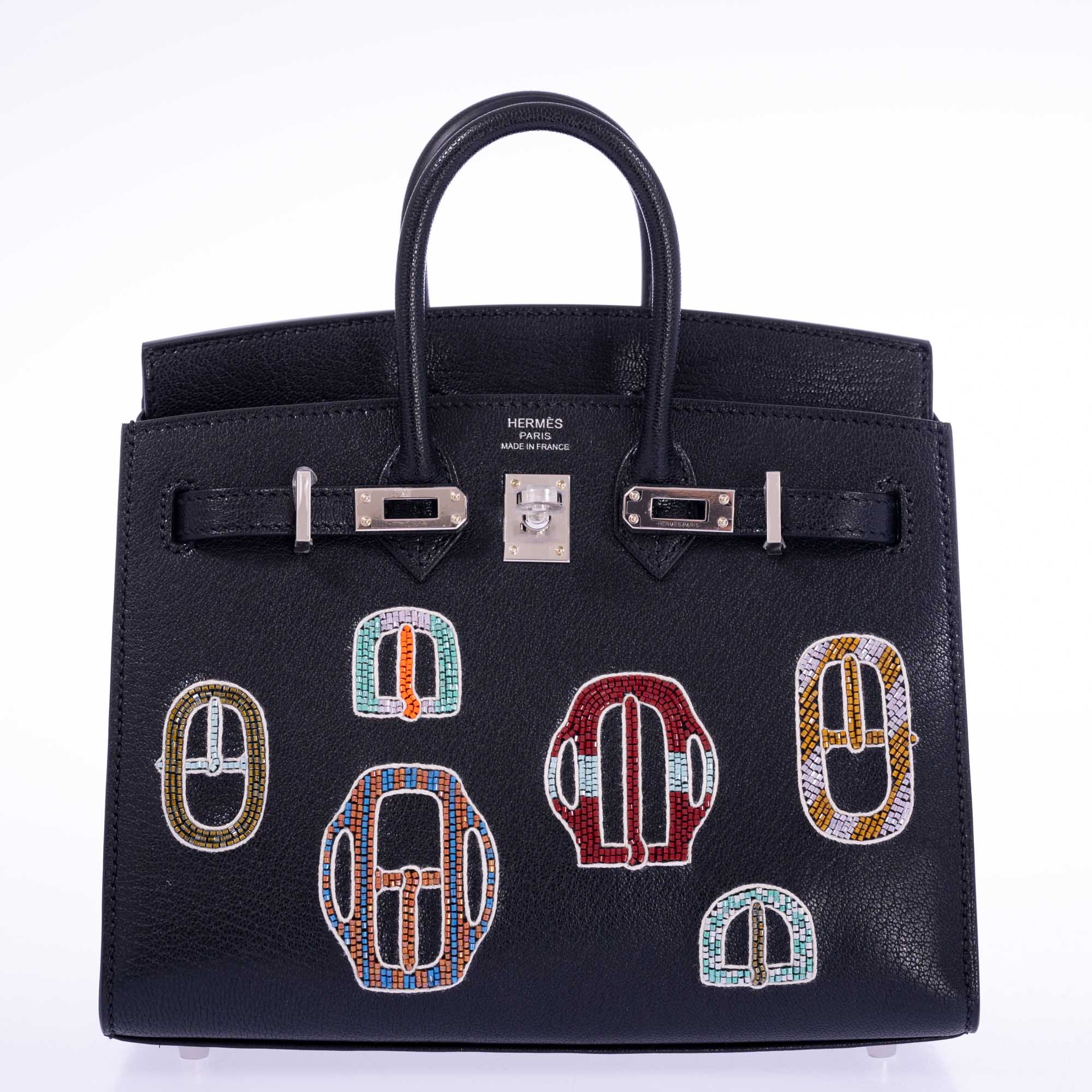 Hermès Birkin 20 Sellier Bouclerie Moderne Black Chèvre Palladium Hardware、mySite、garminoutage.com