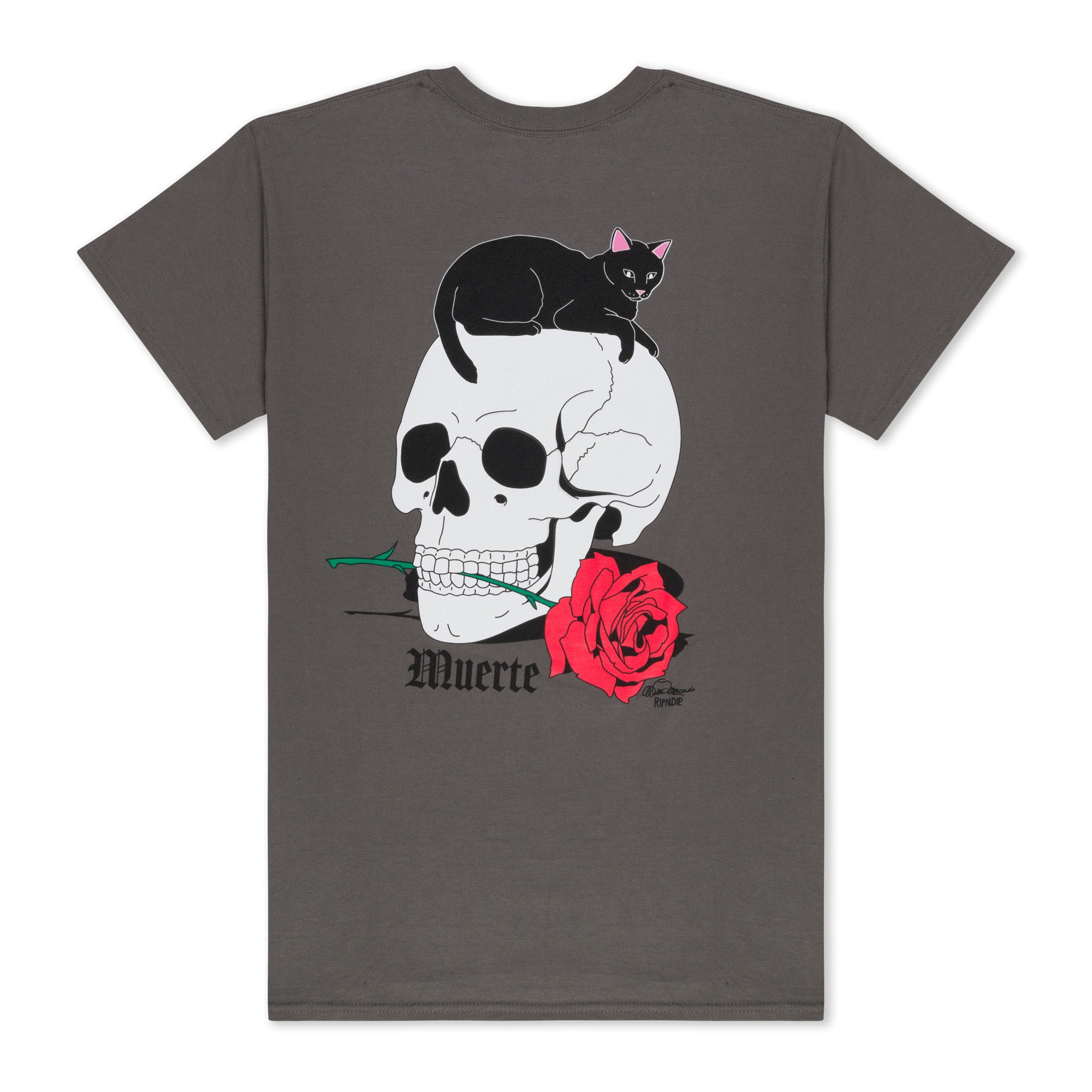  Muerte Tee (Charcoal)、mySite、merchandisen