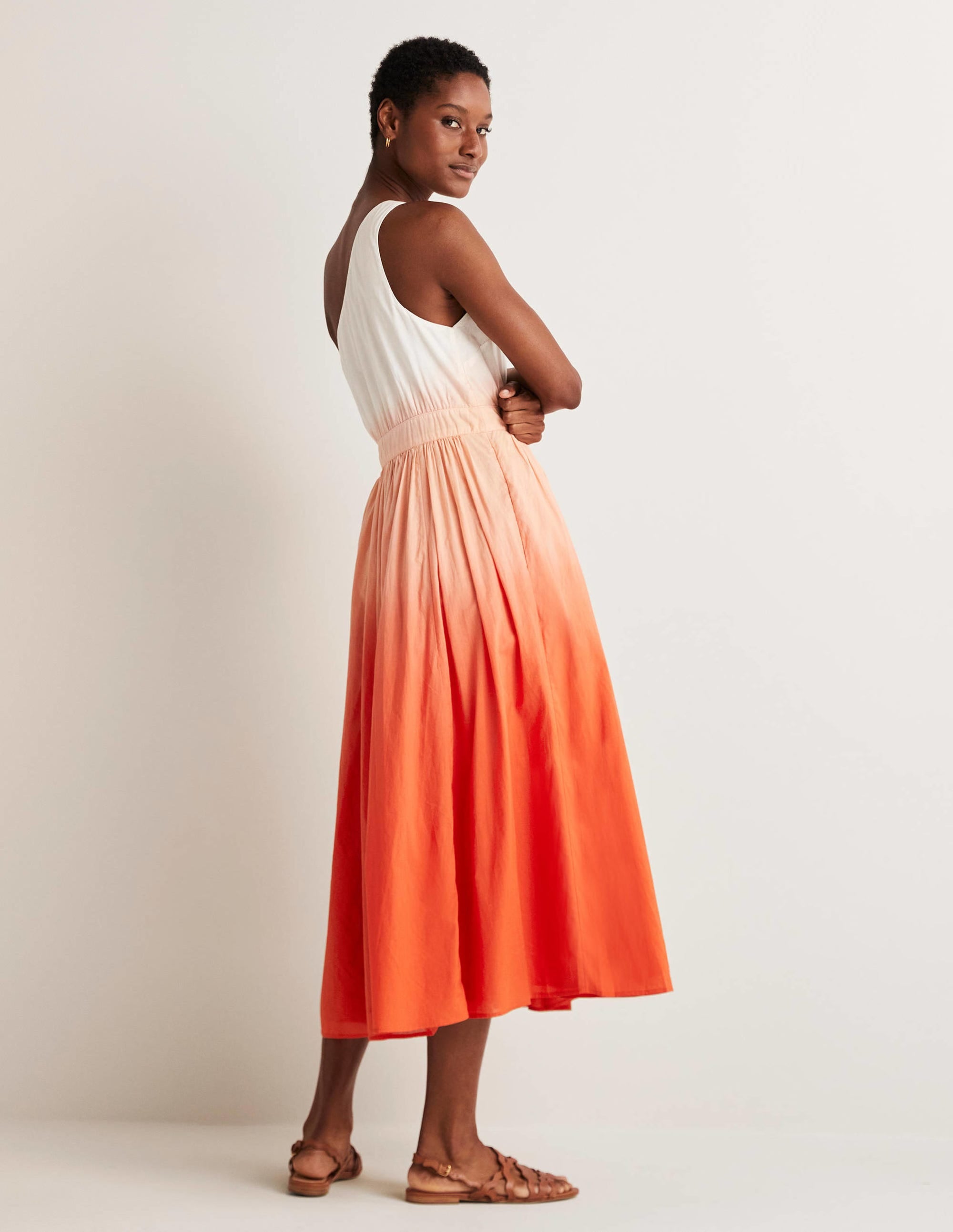  One Shoulder Midi Dress-Firecracker Dip Dye、mySite、ashleygrahame