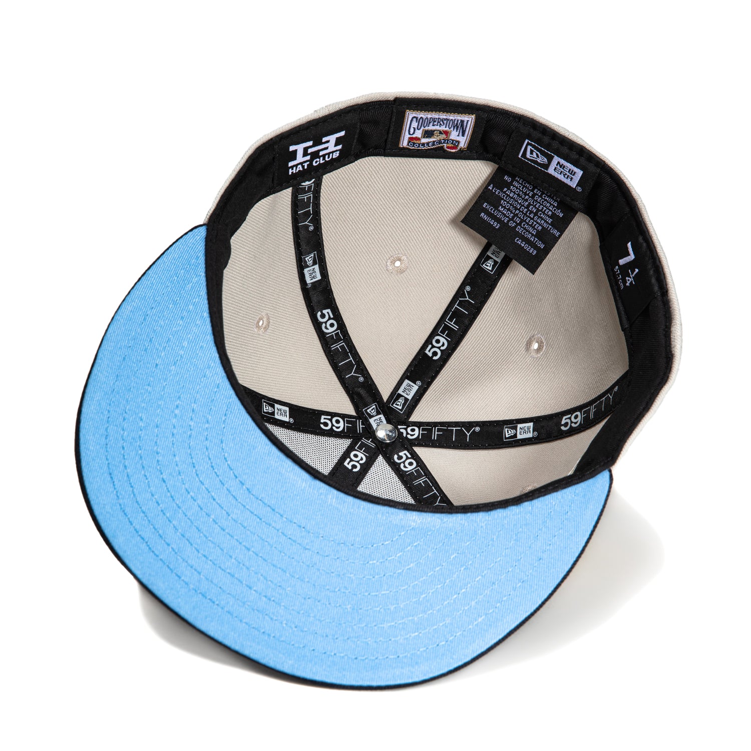 New Era 59Fifty Cleveland Indians Logo Patch Alternate Hat - Stone, Teal、mySite、vikingsvslions
