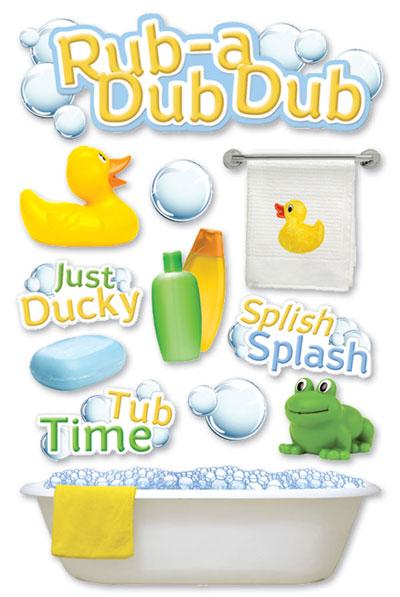  Scrapbook Stickers - 3D Rub a Dub Dub、mySite、ghnorth