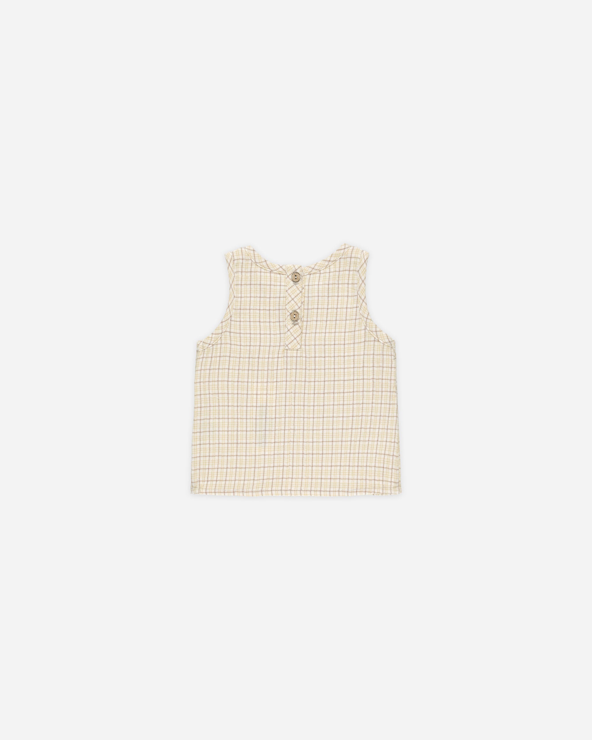  Woven Tank + Short Set || Yellow Plaid、mySite、layawaytickets